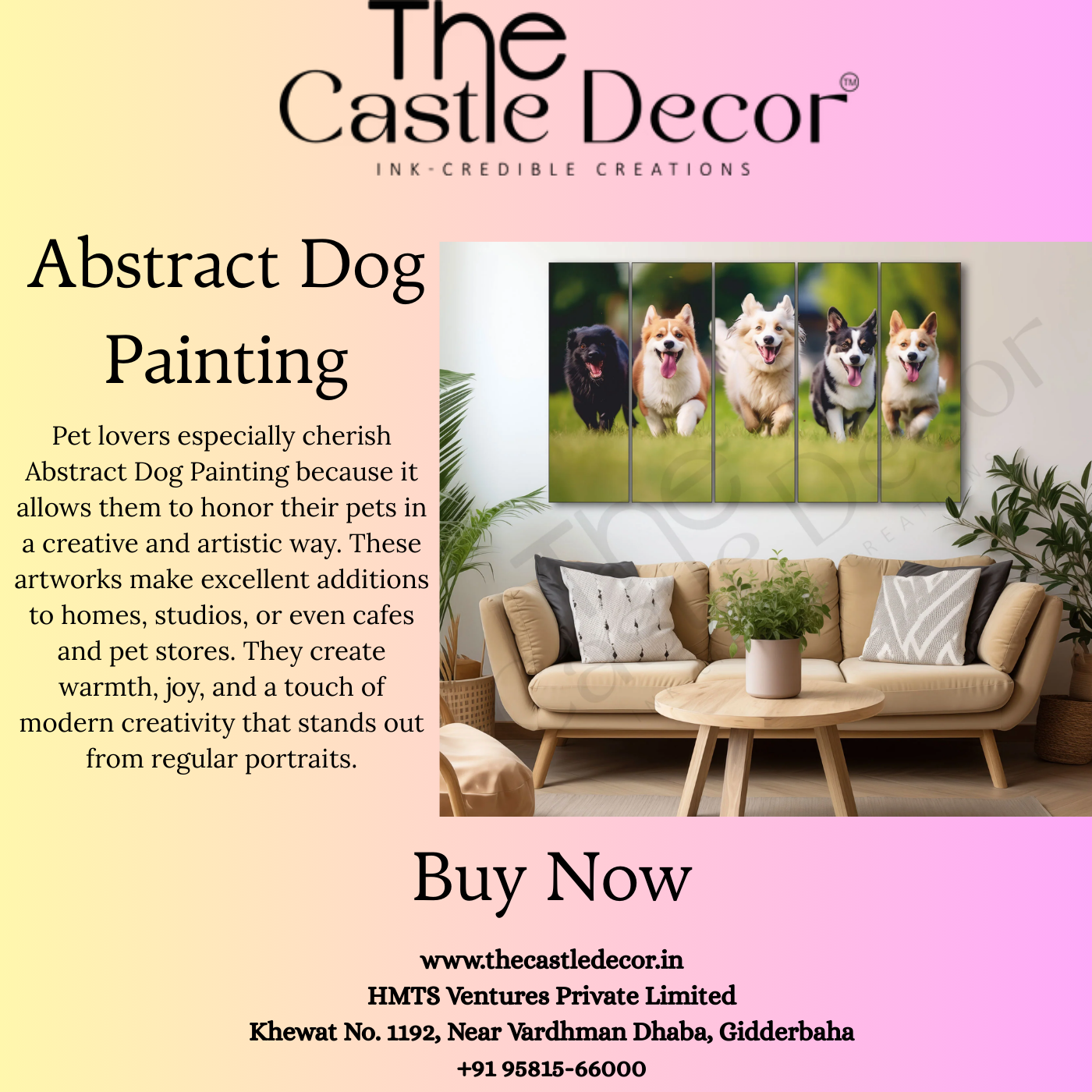 Top Reasons to Choose Krishna Famous Abstract Painting & Abstract Dog Painting for Your Home