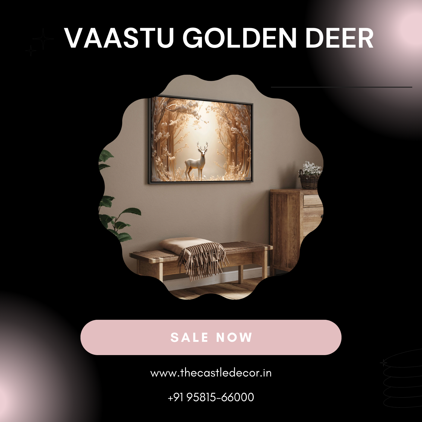 Enhance Your Home with Elegant Deer Canvas Paintings: A Touch of Nature and Luxury