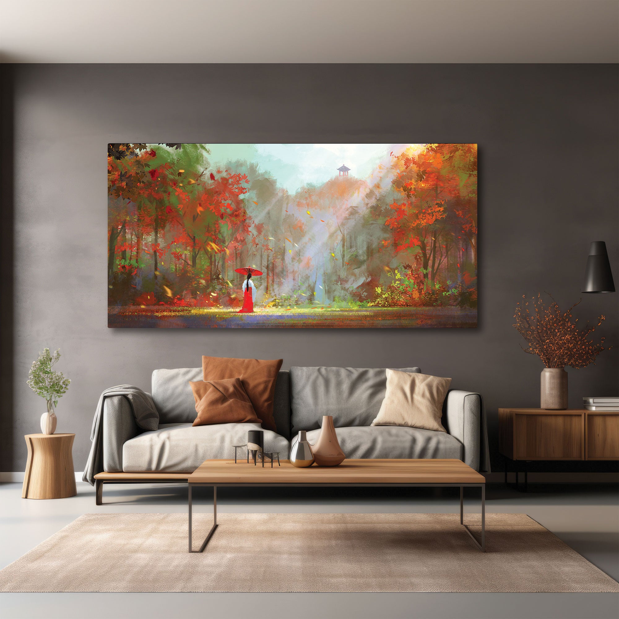 Woman sunshine Canvas painting with frame Big Size Wall Art for living room,Bedroom,Drawing room,Hotels