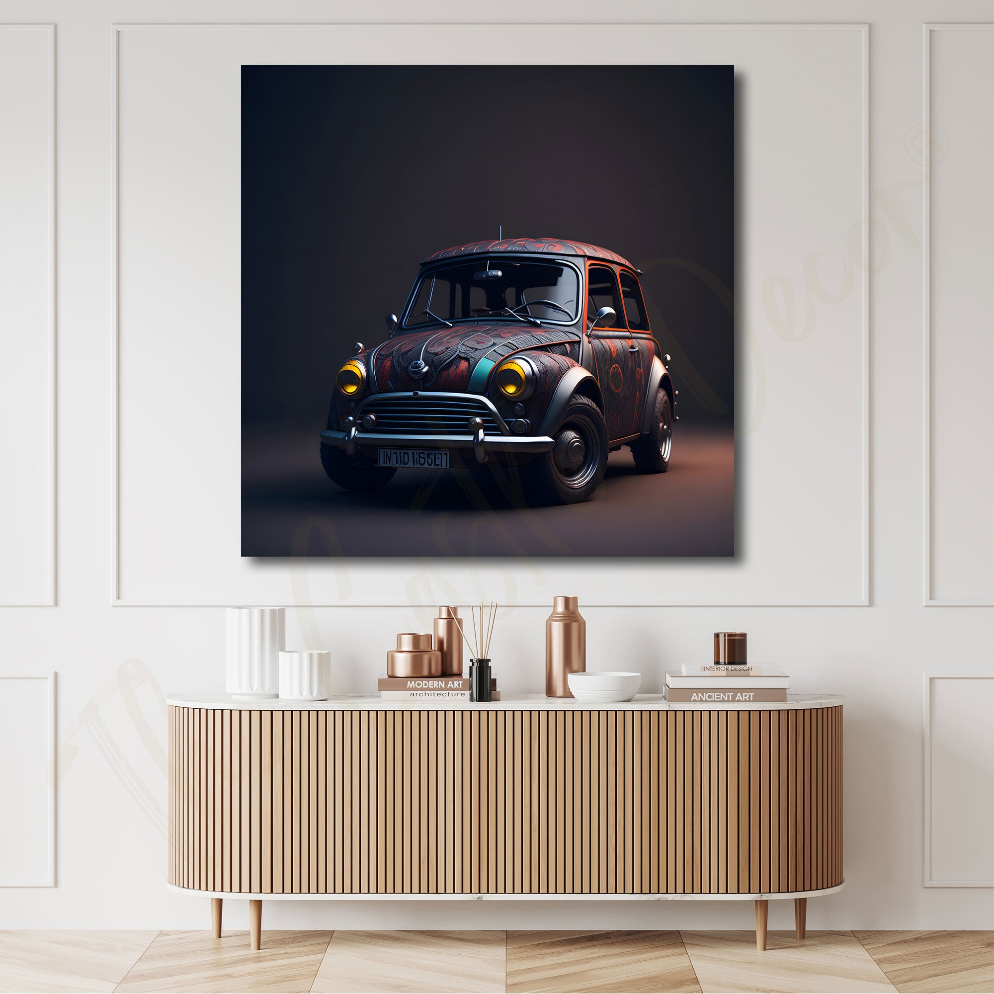 Car art with frame Big Size Wall Art for living room,Bedroom,Drawing room,Hotels