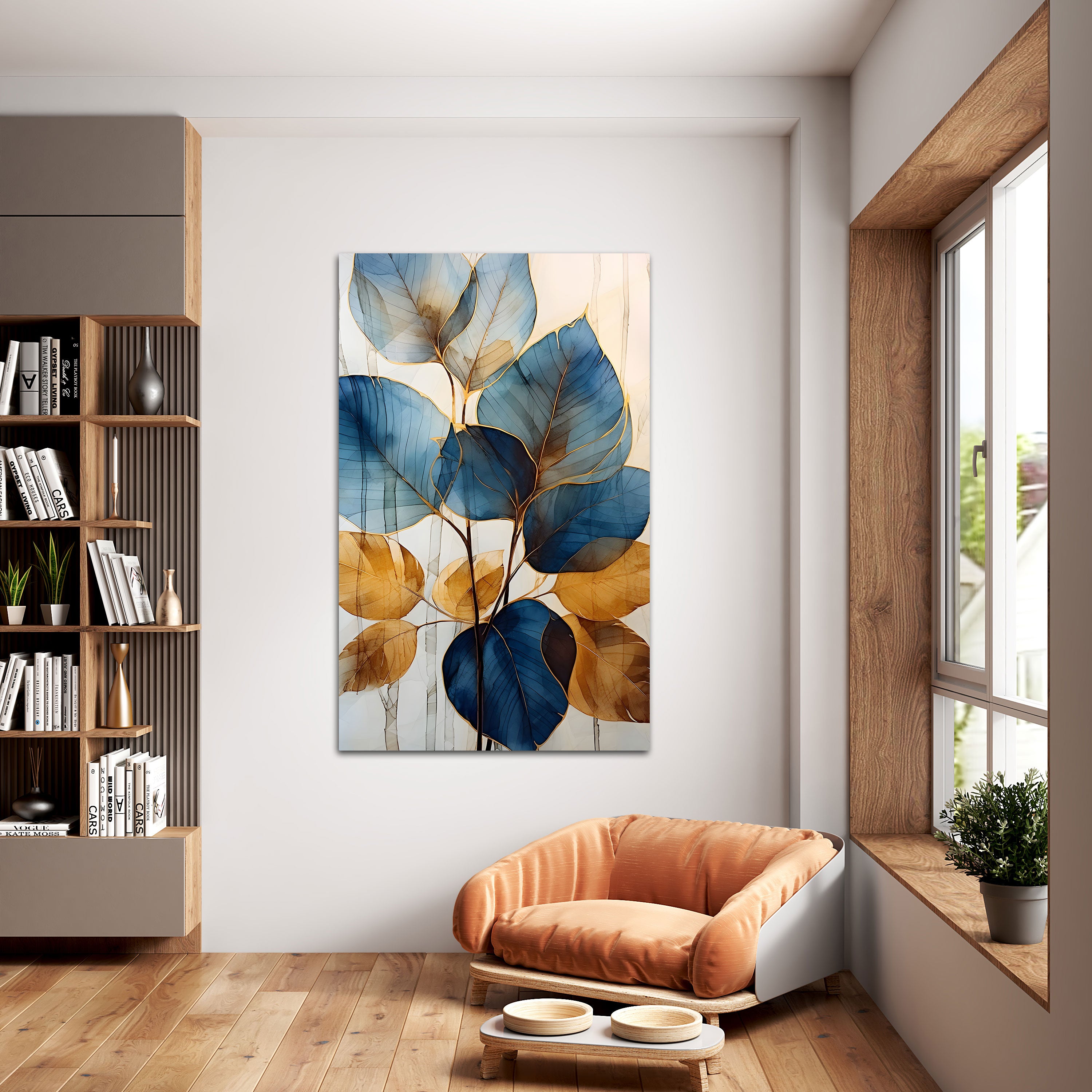 FlowerAbstract Canvas painting with frame Big Size Wall Art for living room,Bedroom,Drawing room,Hotels