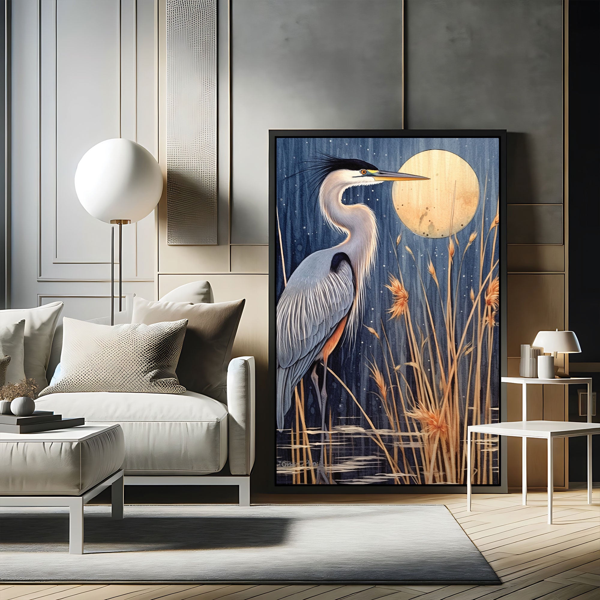 BirdAbstract Canvas painting with frame Big Size Wall Art for living room,Bedroom,Drawing room,Hotels