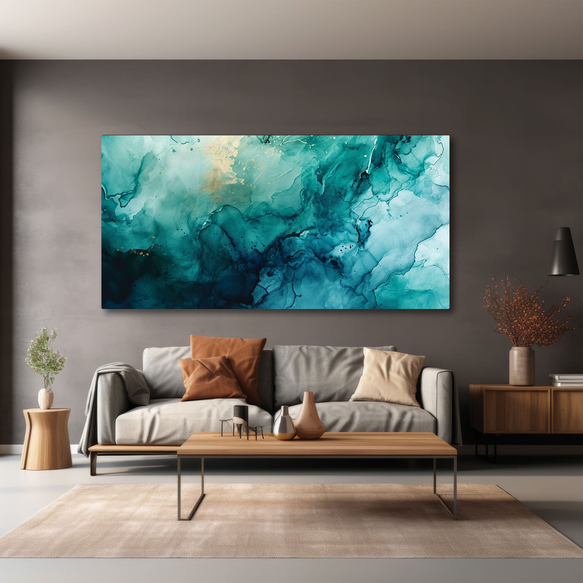 MarbleAbstract Canvas painting with frame Big Size Wall Art for living room,Bedroom,Drawing room,Hotels