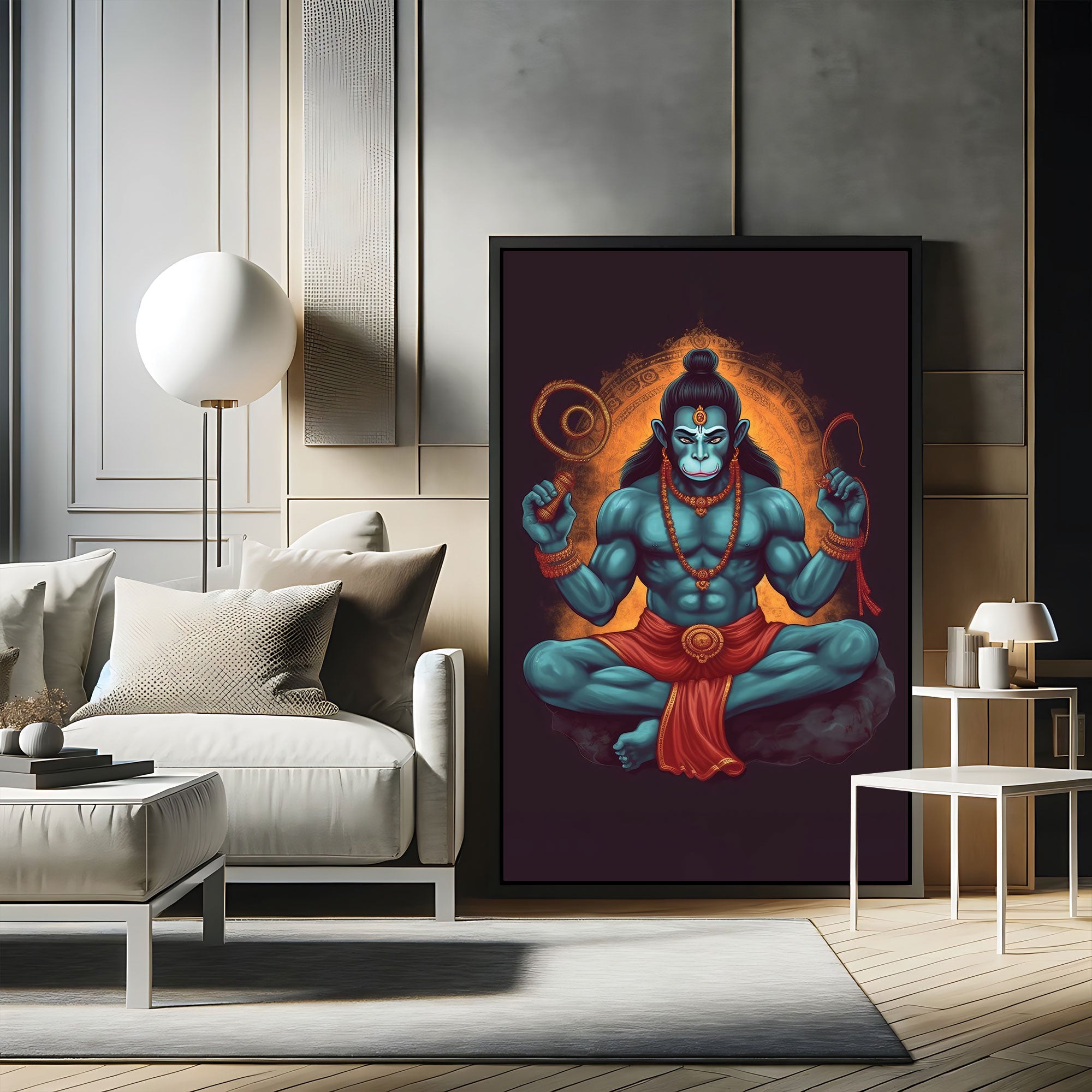 MidnightAbstract Canvas painting with frame Big Size Wall Art for living room,Bedroom,Drawing room,Hotels