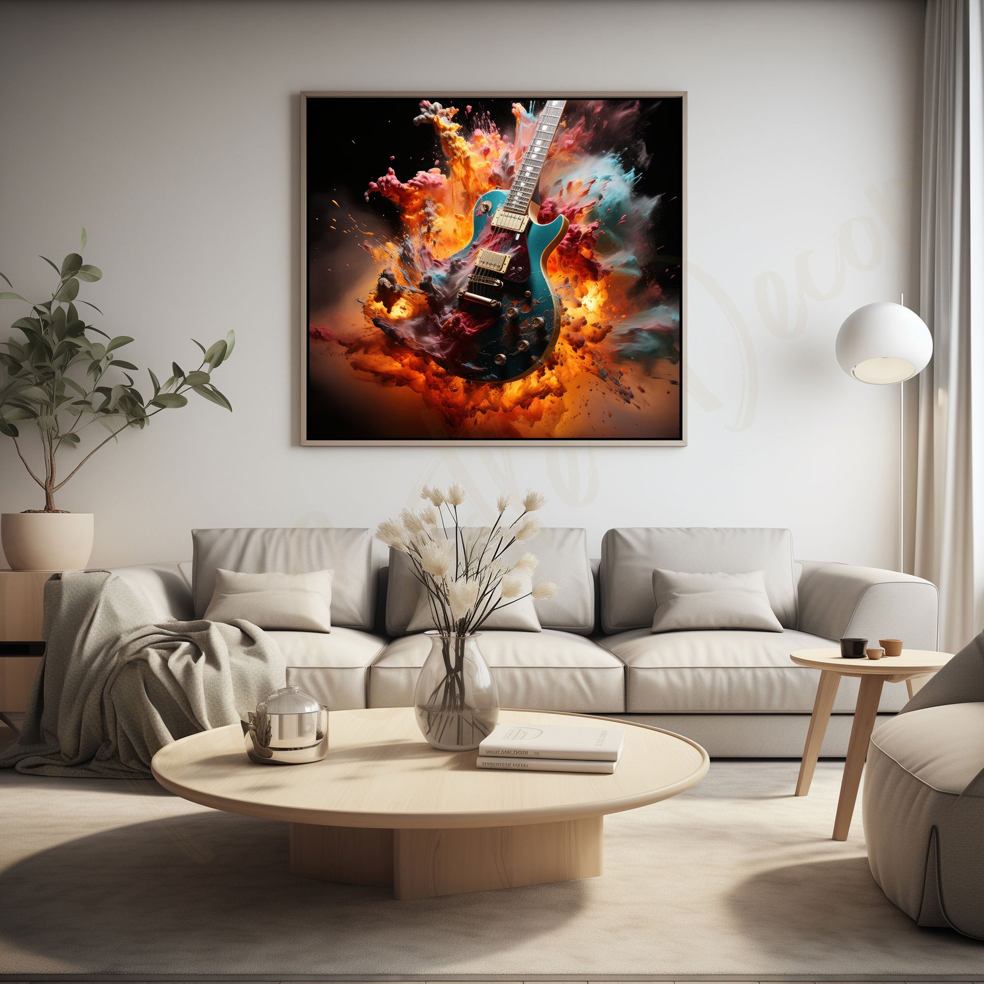 Music painting with frame Big Size Wall Art for living room,Bedroom,Drawing room,Hotels