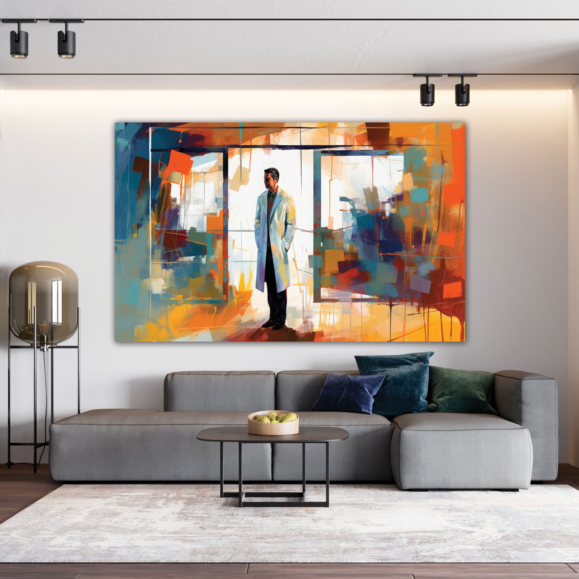 Doctor Canvas painting with frame Big Size Wall Art for living room,Bedroom,Drawing room,Hotels