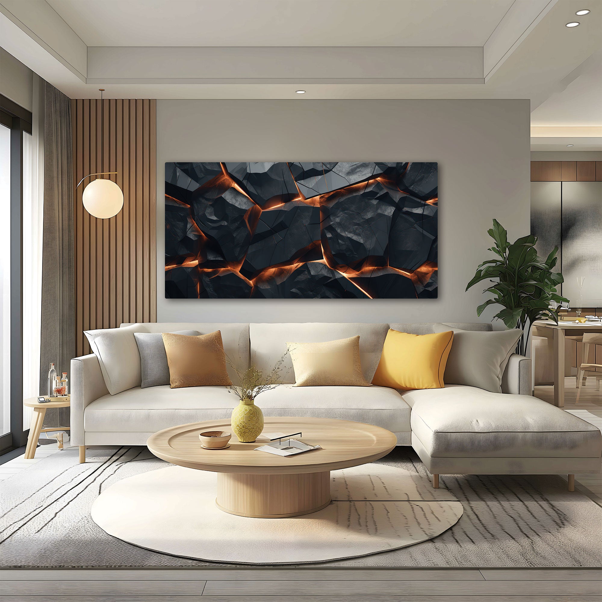 The Castle city Multi cloursAbstract Canvas painting with frame Big Size Wall Art for living room,Bedroom,Drawing room,Hotels