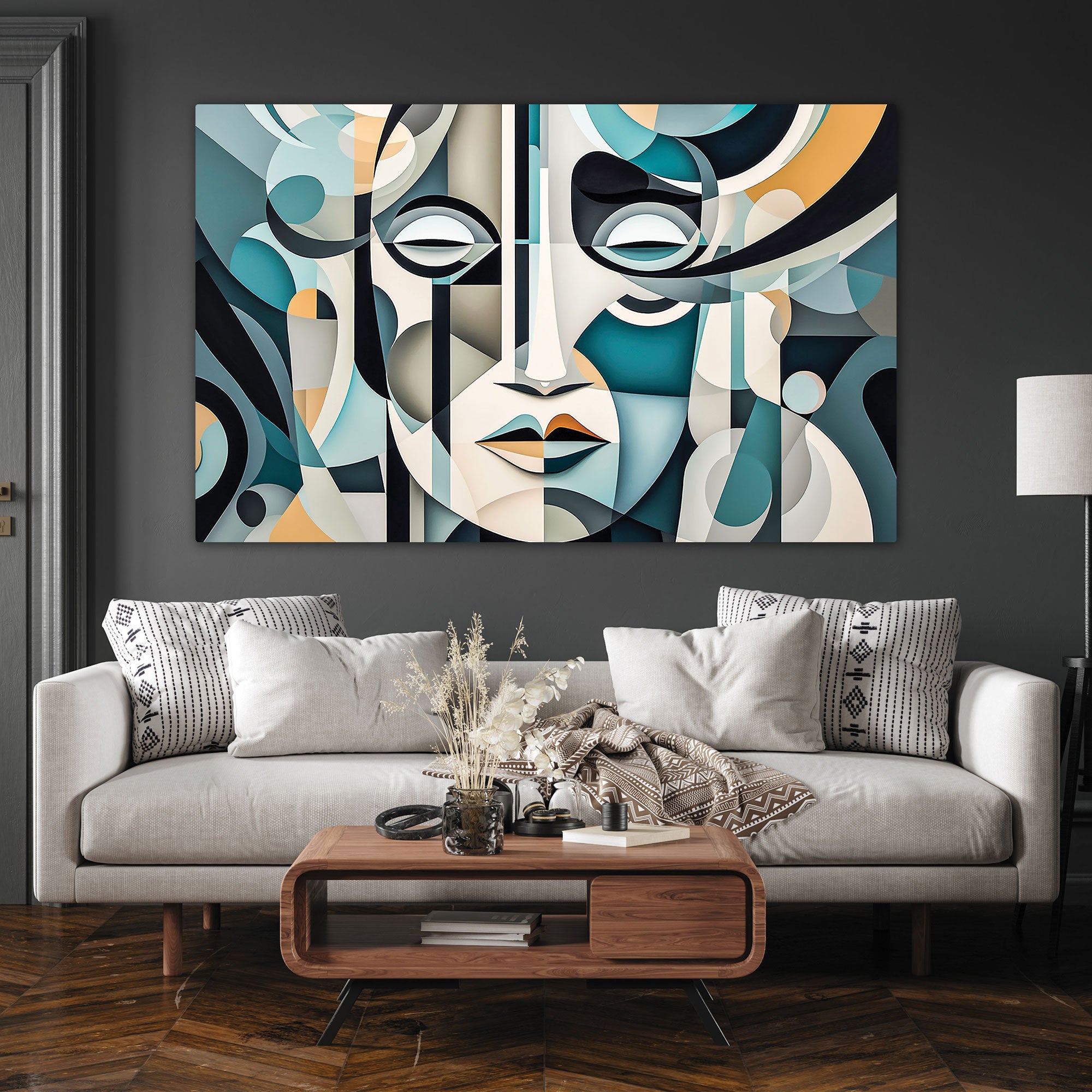 Canvas painting woman face art Canvas painting with frame Big Size Wall Art for living room,Bedroom,Drawing room,Hotels