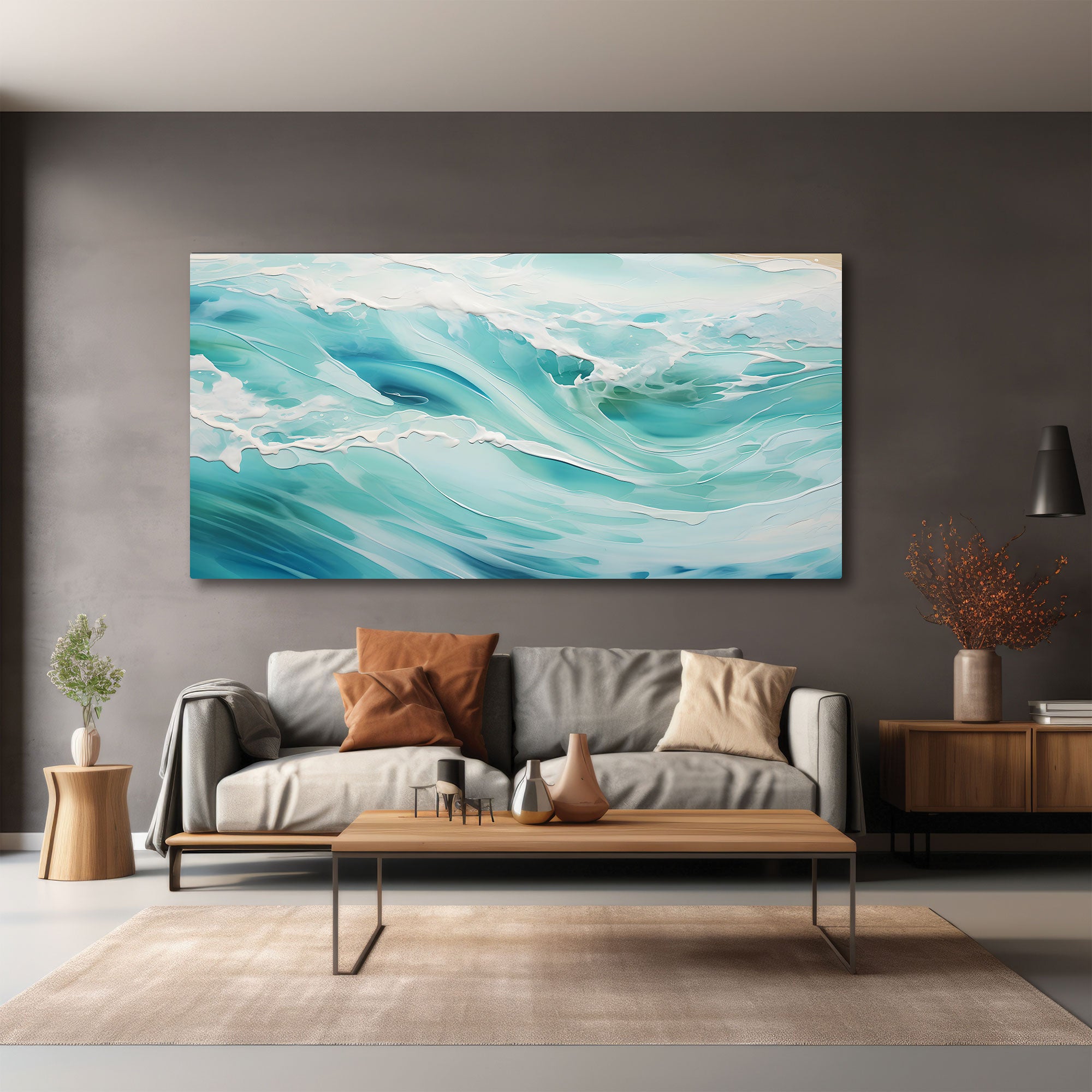 Abstract Canvas painting with frame Big Size Wall Art for living room,Bedroom,Drawing room,Hotels