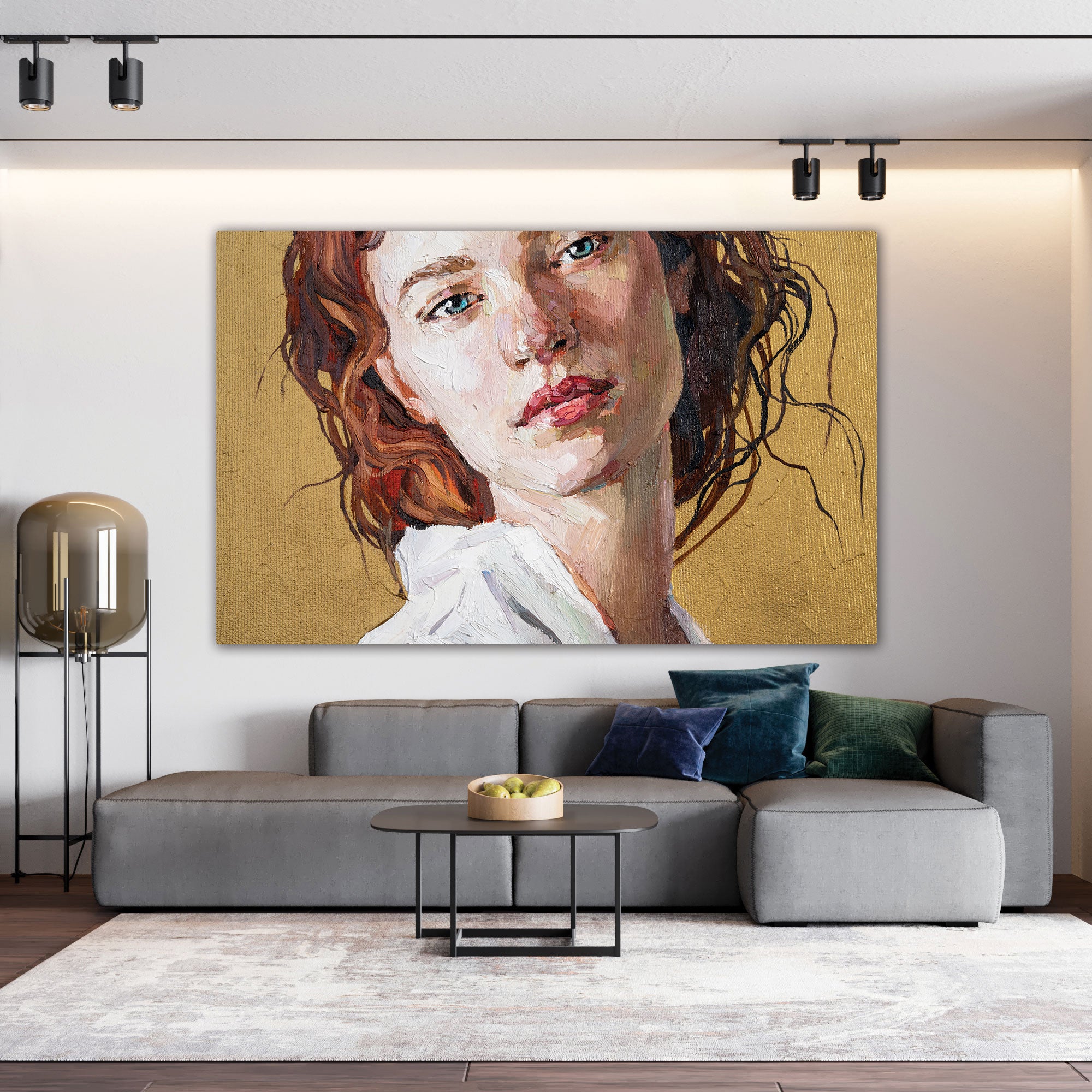WomenAbstract Canvas painting Big Size Wall Art for living room,Bedroom,Drawing room,Hotels