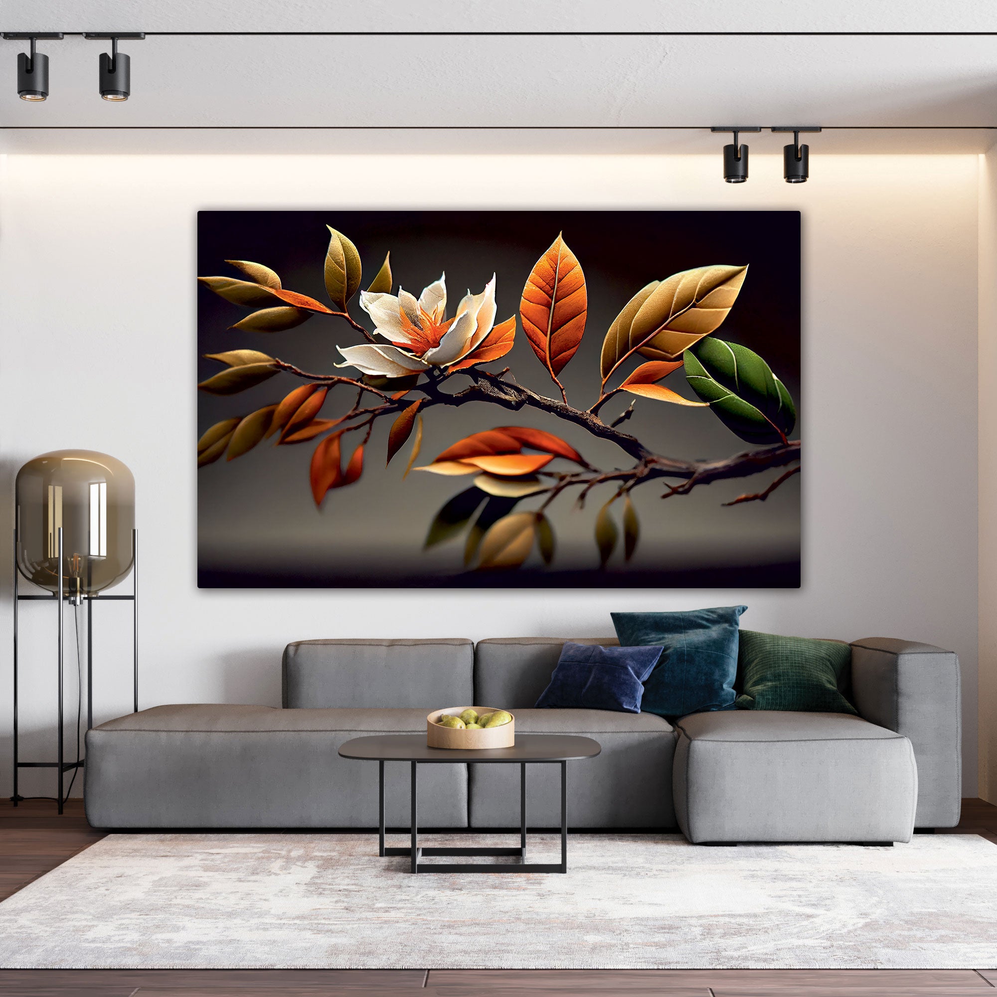 Flower Canvas painting with frame Big Size Wall Art for living room,Bedroom,Drawing room,Hotels