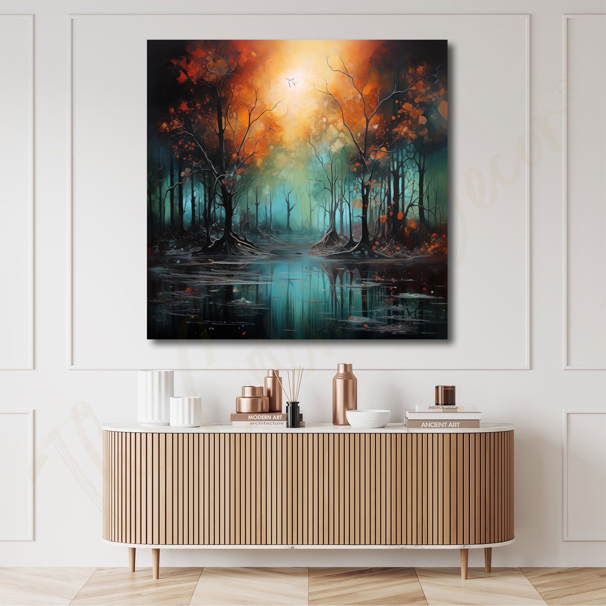 ModernAbstract with frame Big Size Wall Art for living room,Bedroom,Drawing room,Hotels