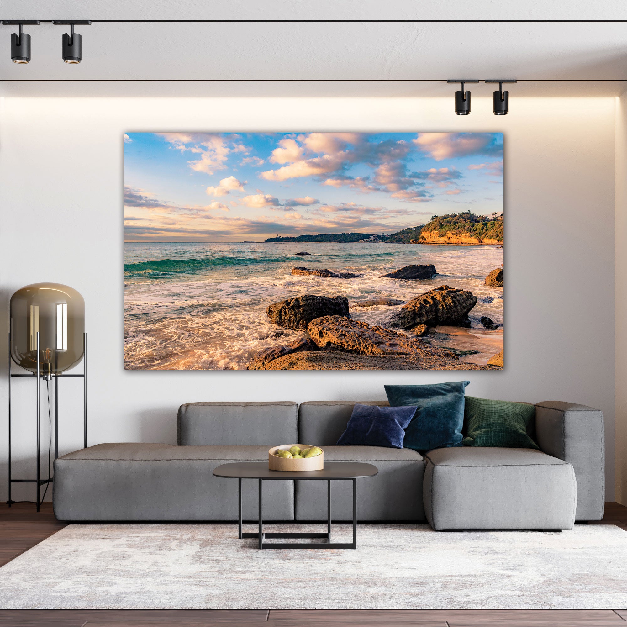 Seaside Canvas painting with frame Big Size Wall Art for living room,Bedroom,Drawing room,Hotels