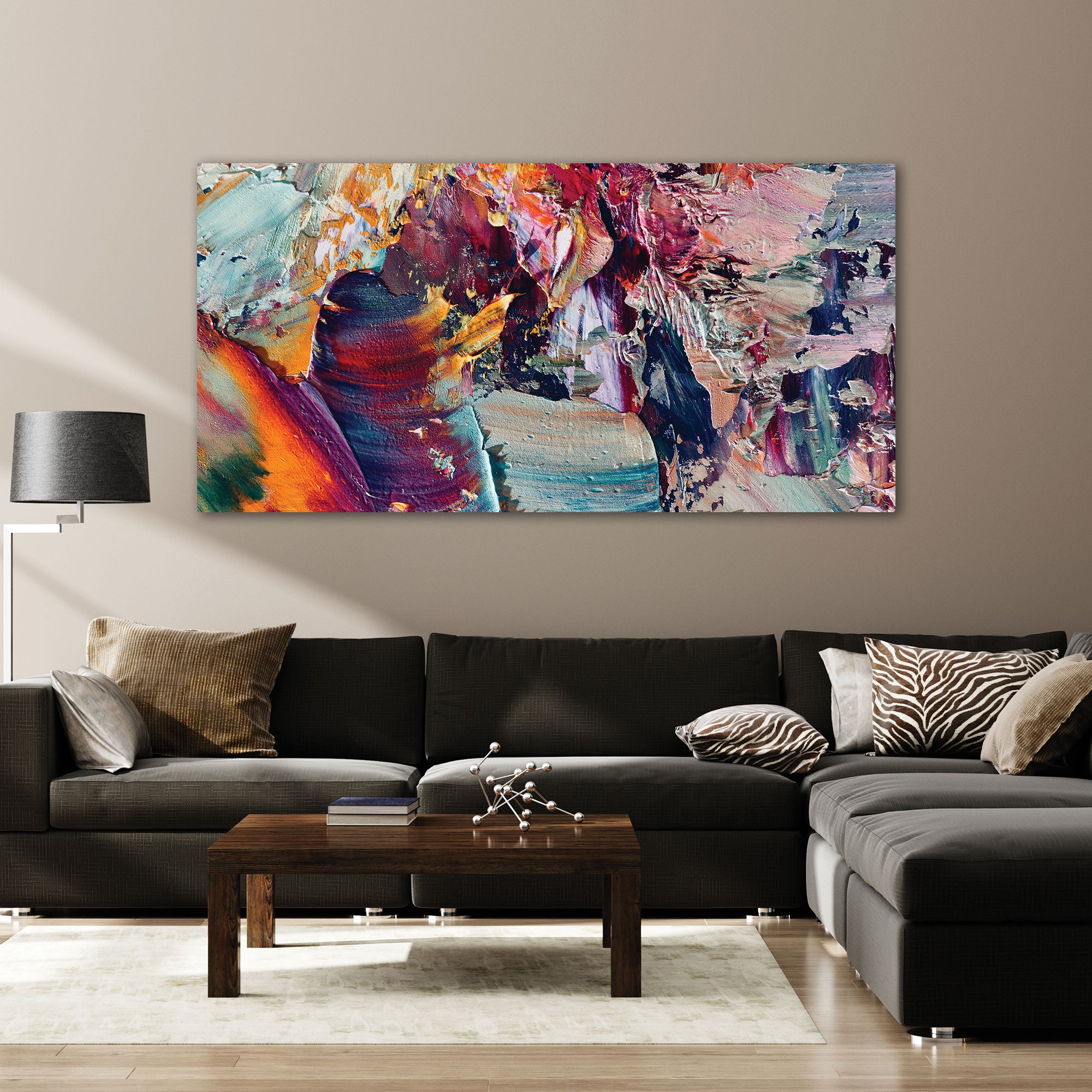 Abstract Canvas painting with frame Big Size Wall Art for living room,Bedroom,Drawing room,Hotels
