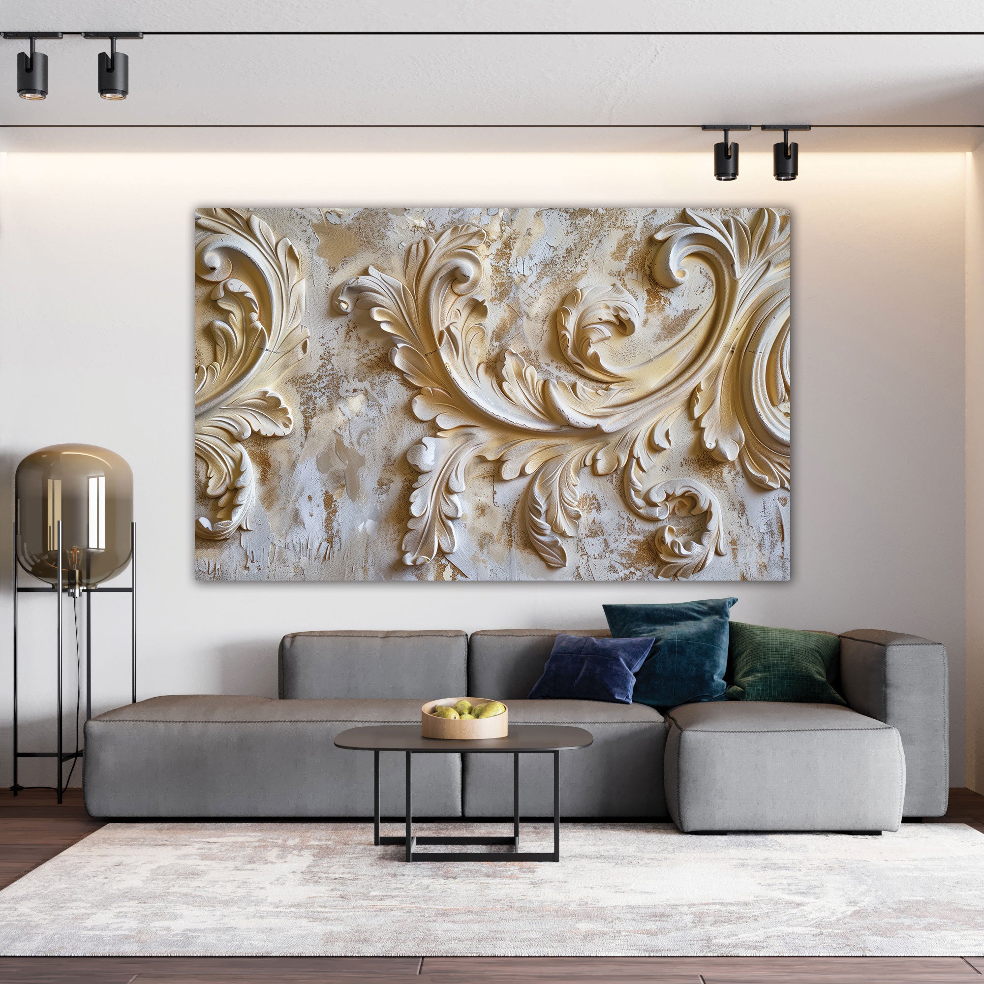 Modern wall putty Canvas painting Big Size Wall Art for living room,Bedroom,Drawing room,Hotels