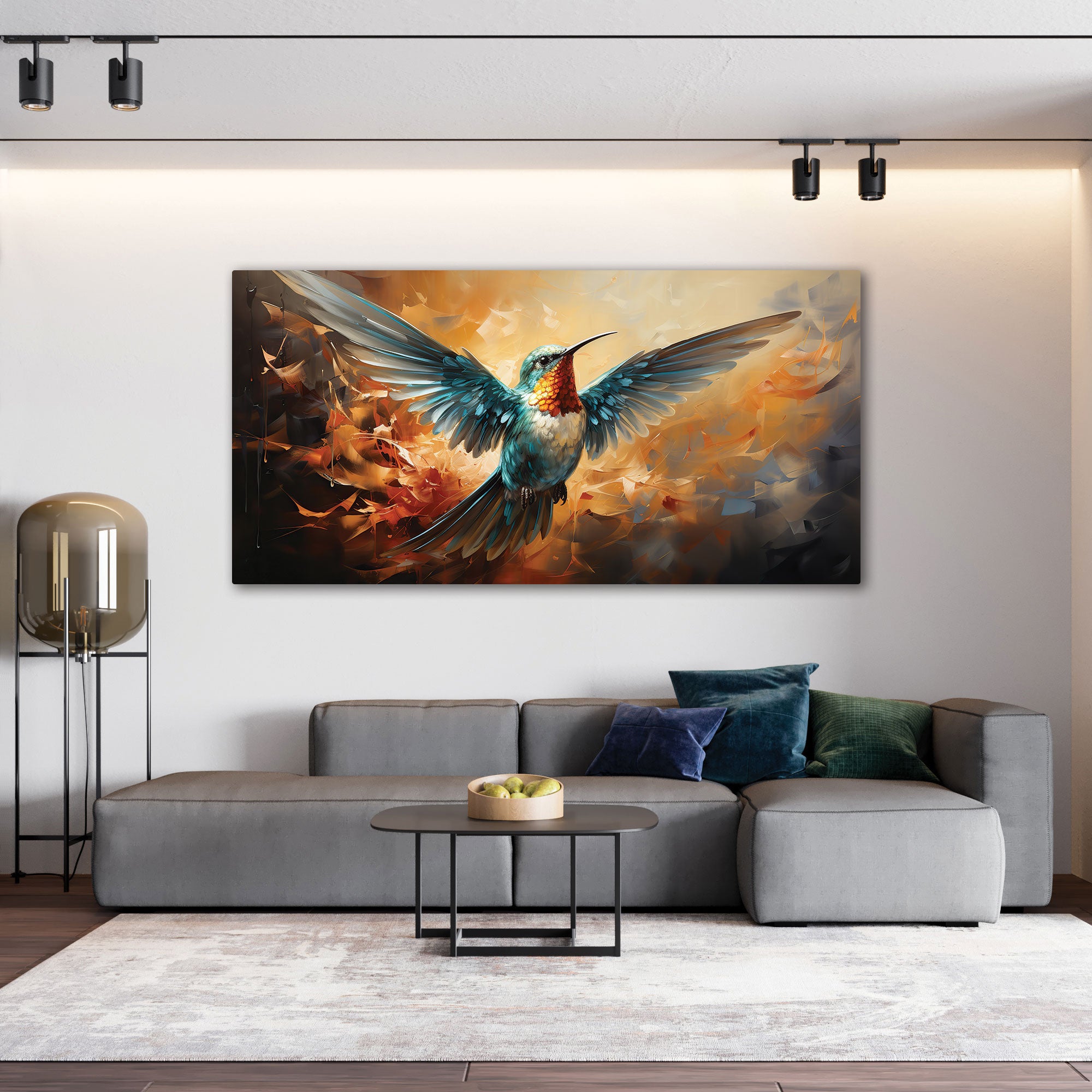 BirdAbstract Canvas painting with frame Big Size Wall Art for living room,Bedroom,Drawing room,Hotels