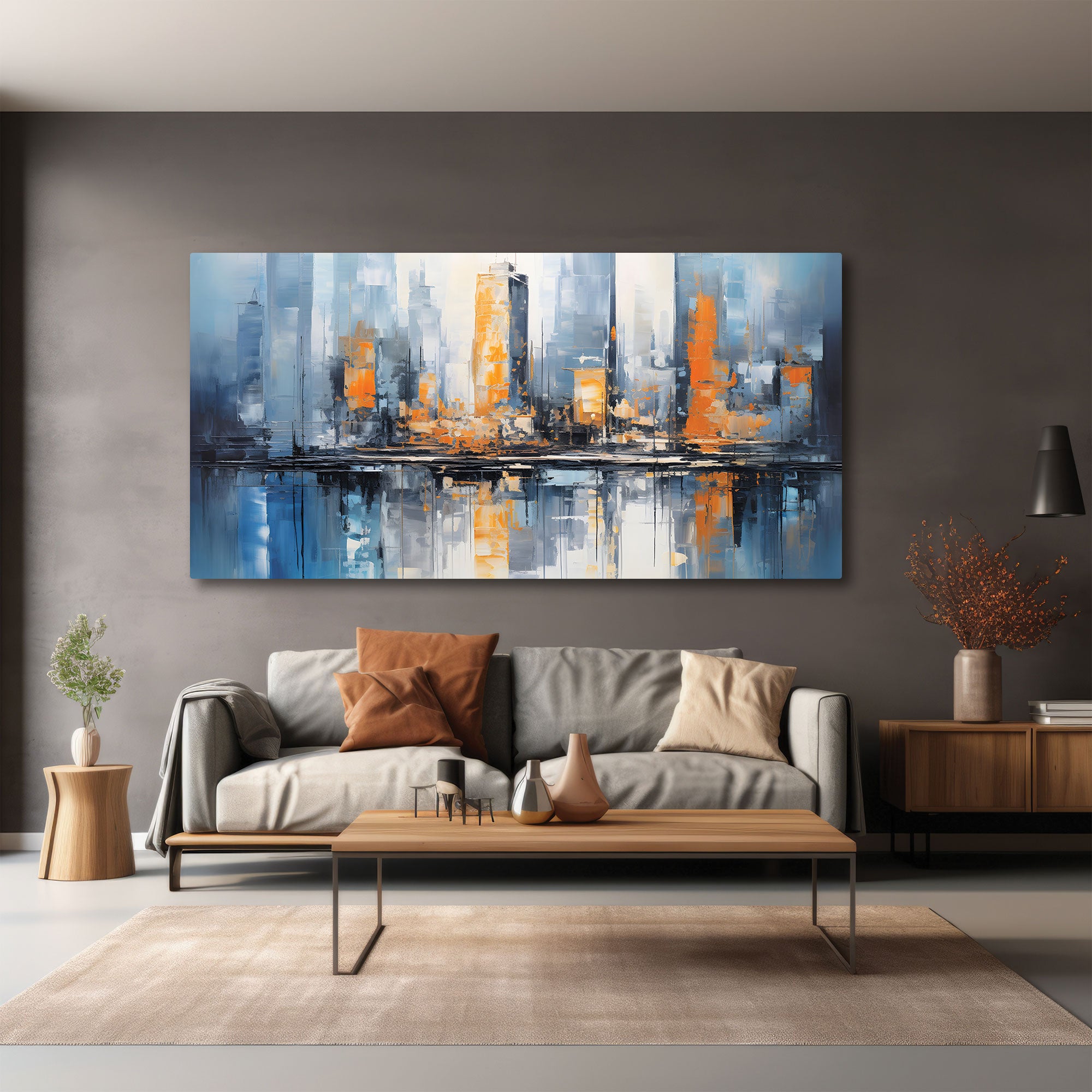 ModernAbstract Canvas painting with frame Big Size Wall Art for living room,Bedroom,Drawing room,Hotels