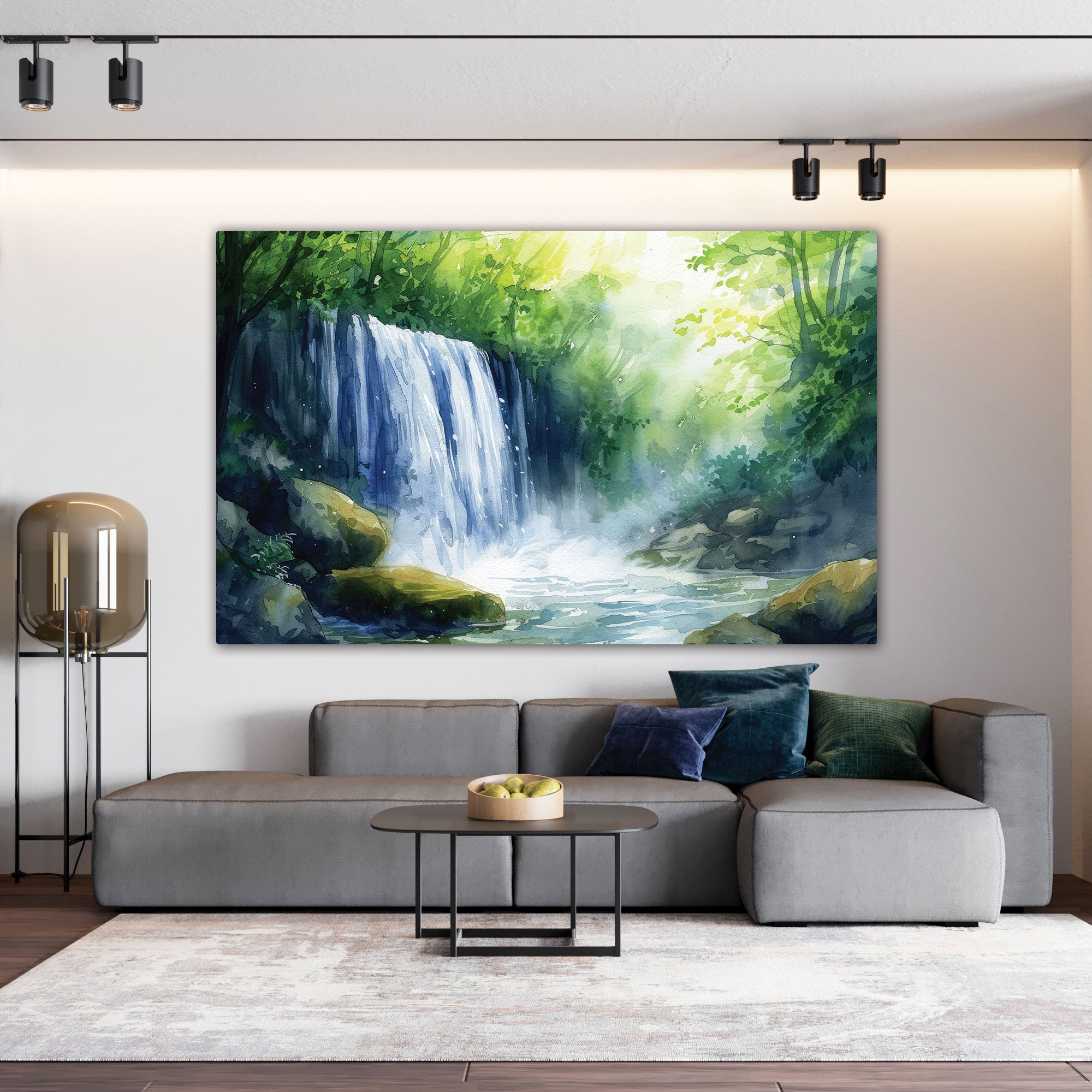 NatureAbstract Canvas painting with frame Big Size Wall Art for living room,Bedroom,Drawing room,Hotels