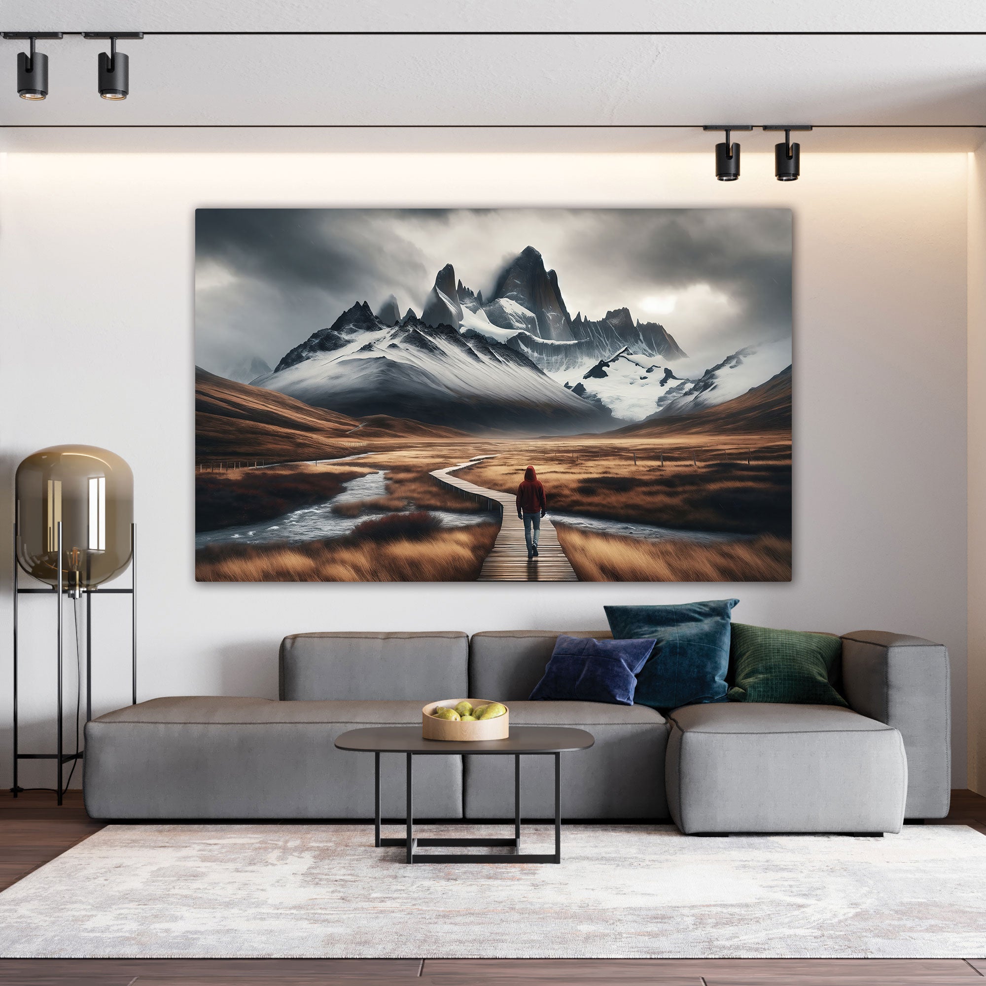 Abstract Canvas painting with frame Big Size Wall Art for living room,Bedroom,Drawing room,Hotels