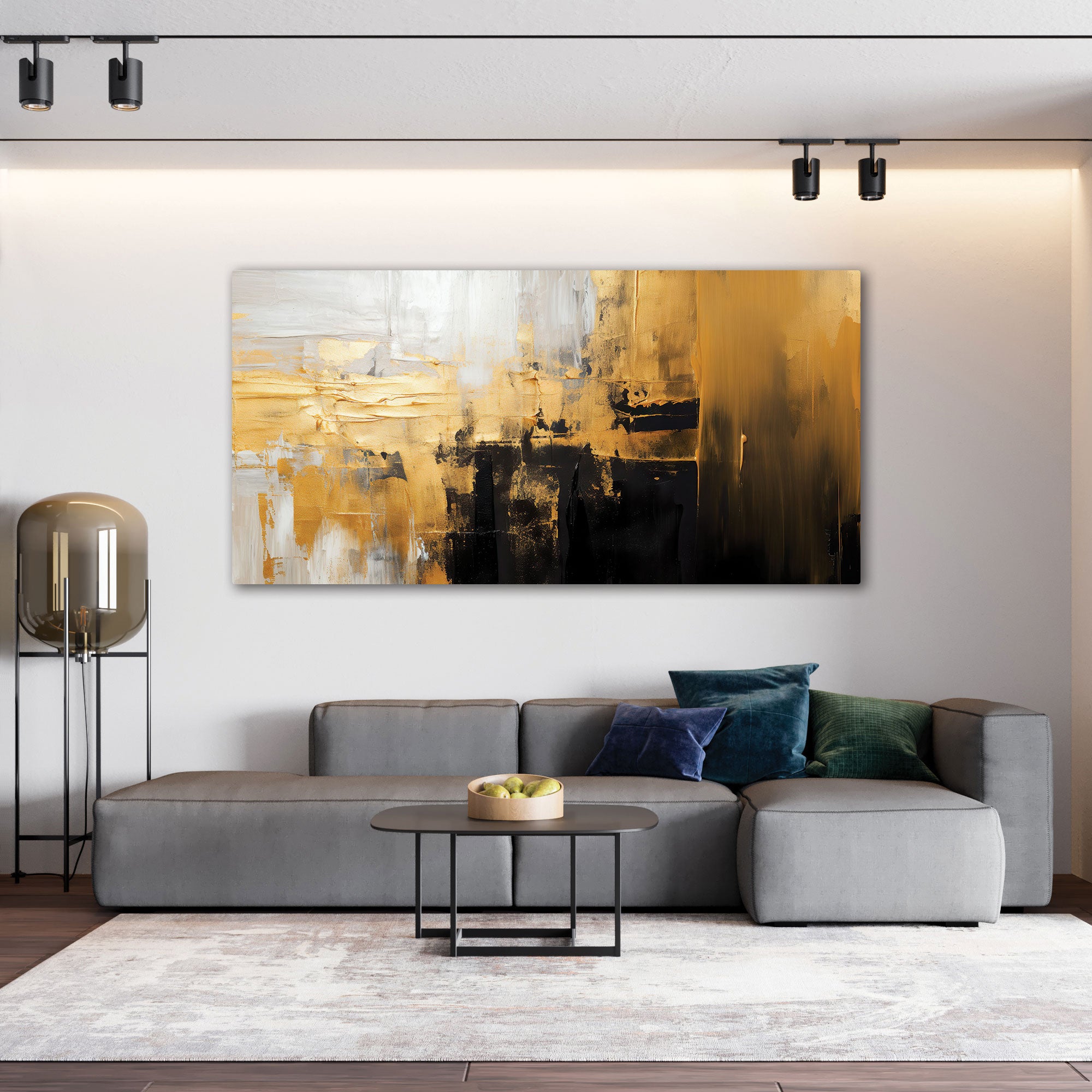 Abstract Canvas painting with frame Big Size Wall Art for living room,Bedroom,Drawing room,Hotels