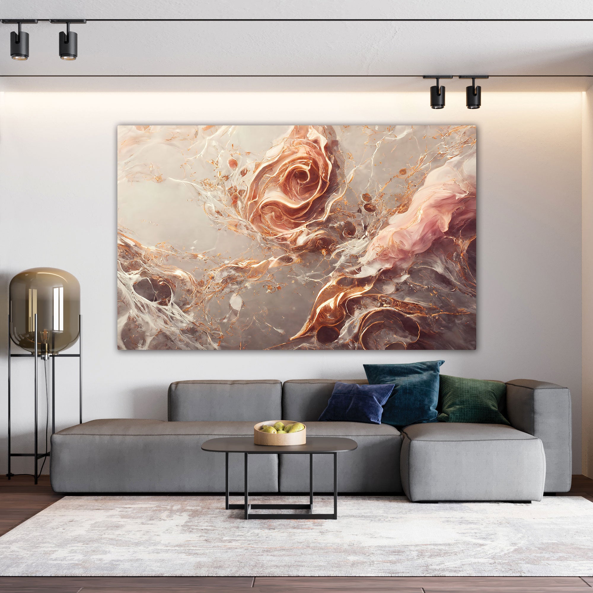 MarbleAbstract Canvas painting with frame Big Size Wall Art for living room,Bedroom,Drawing room,Hotels
