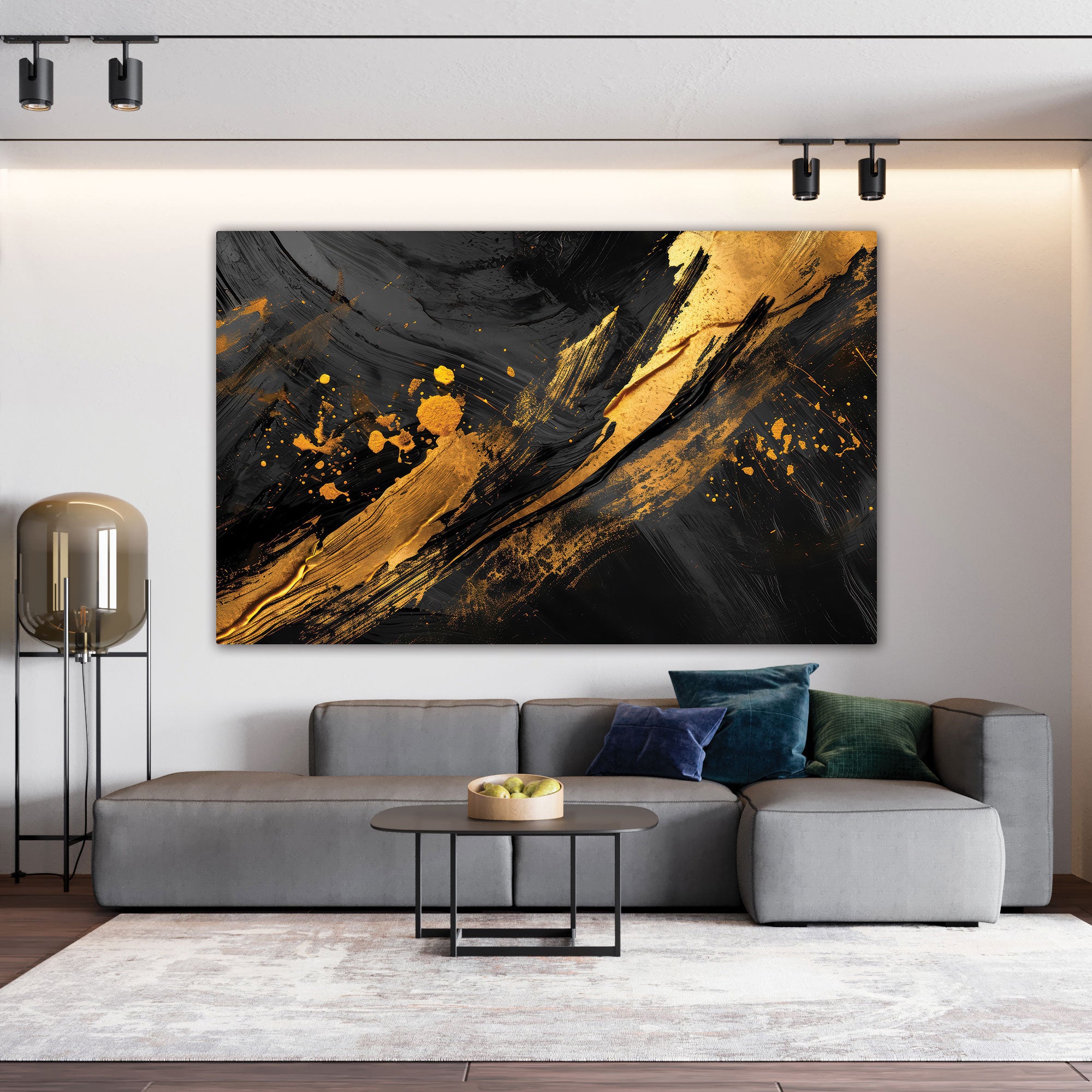 MarbleAbstract Canvas painting with frame Big Size Wall Art for living room,Bedroom,Drawing room,Hotels