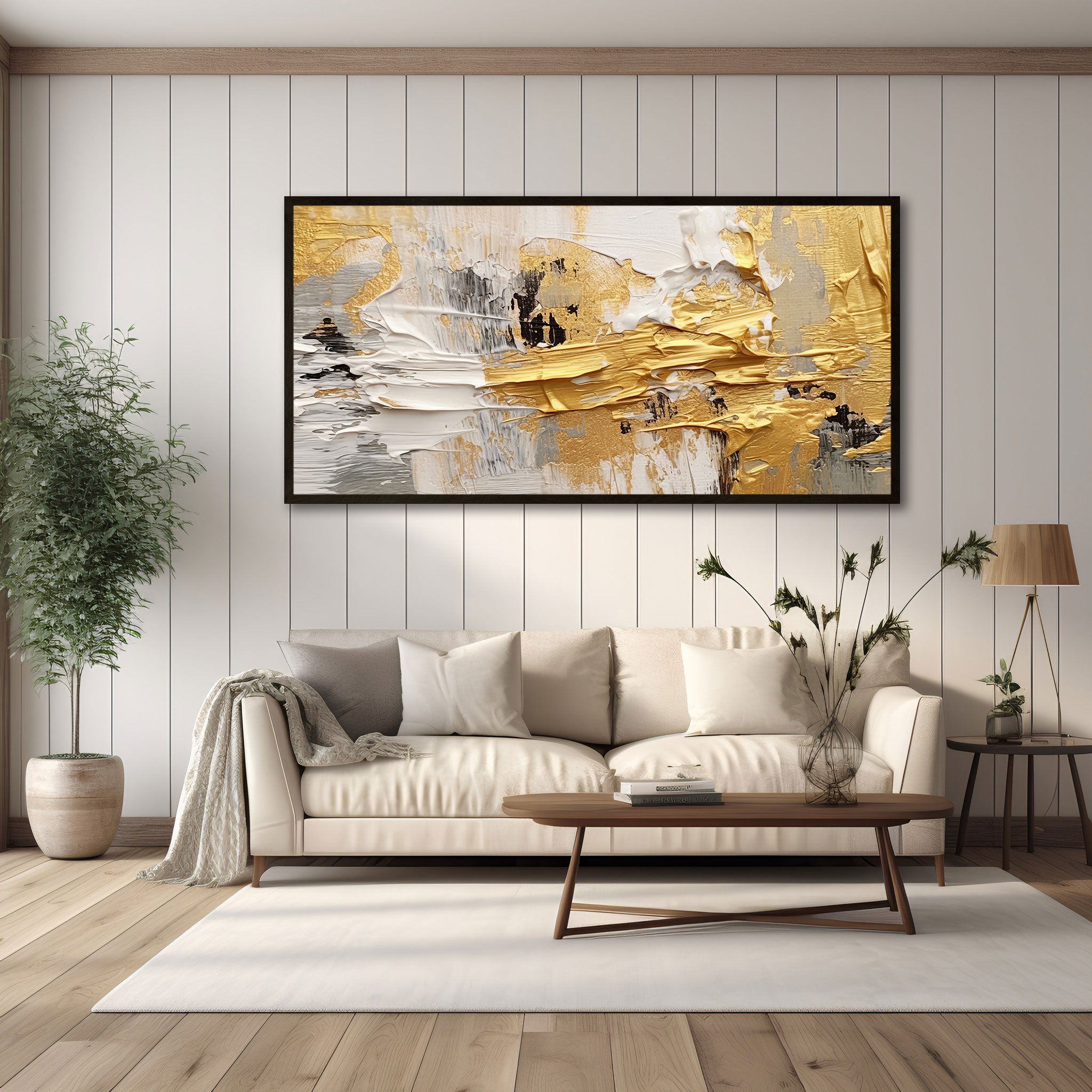 ModernAbstract Canvas painting with frame Big Size Wall Art for living room,Bedroom,Drawing room,Hotels