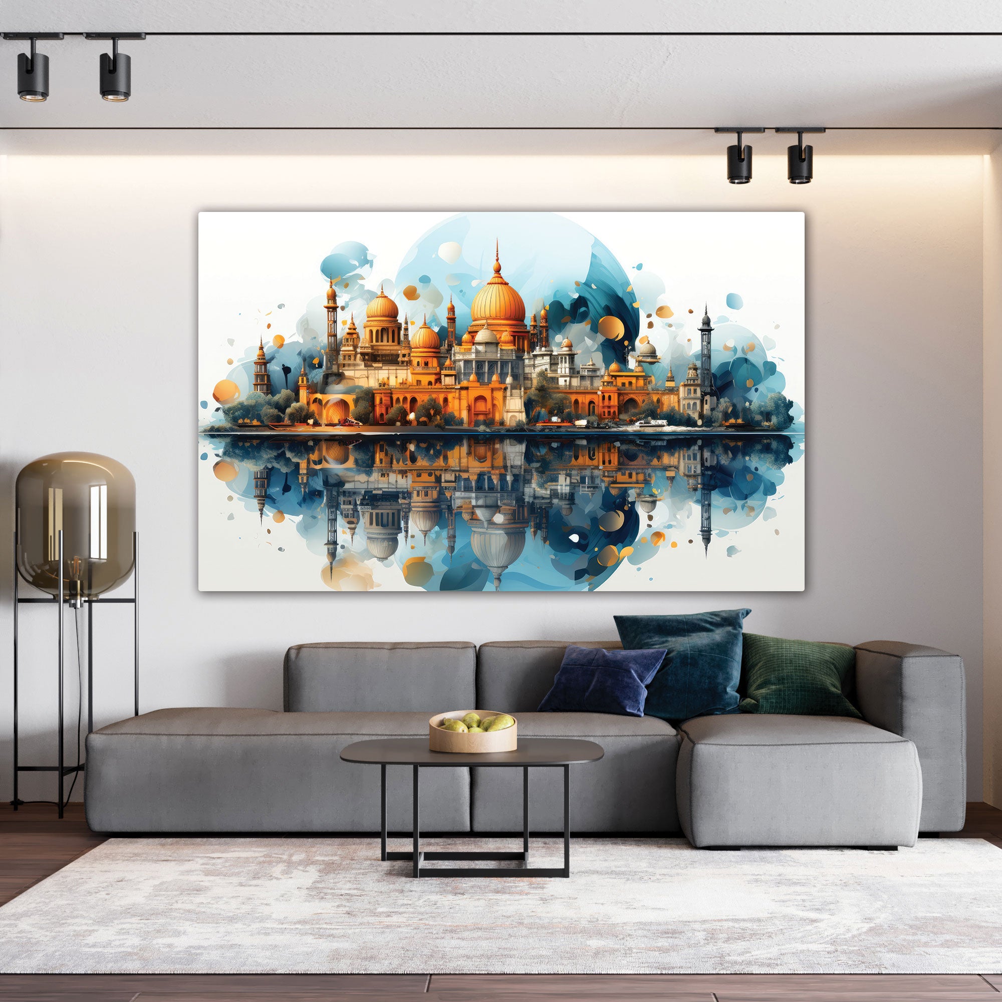 Canvas painting with frame Big Size Wall Art for living room,Bedroom,Drawing room,Hotels