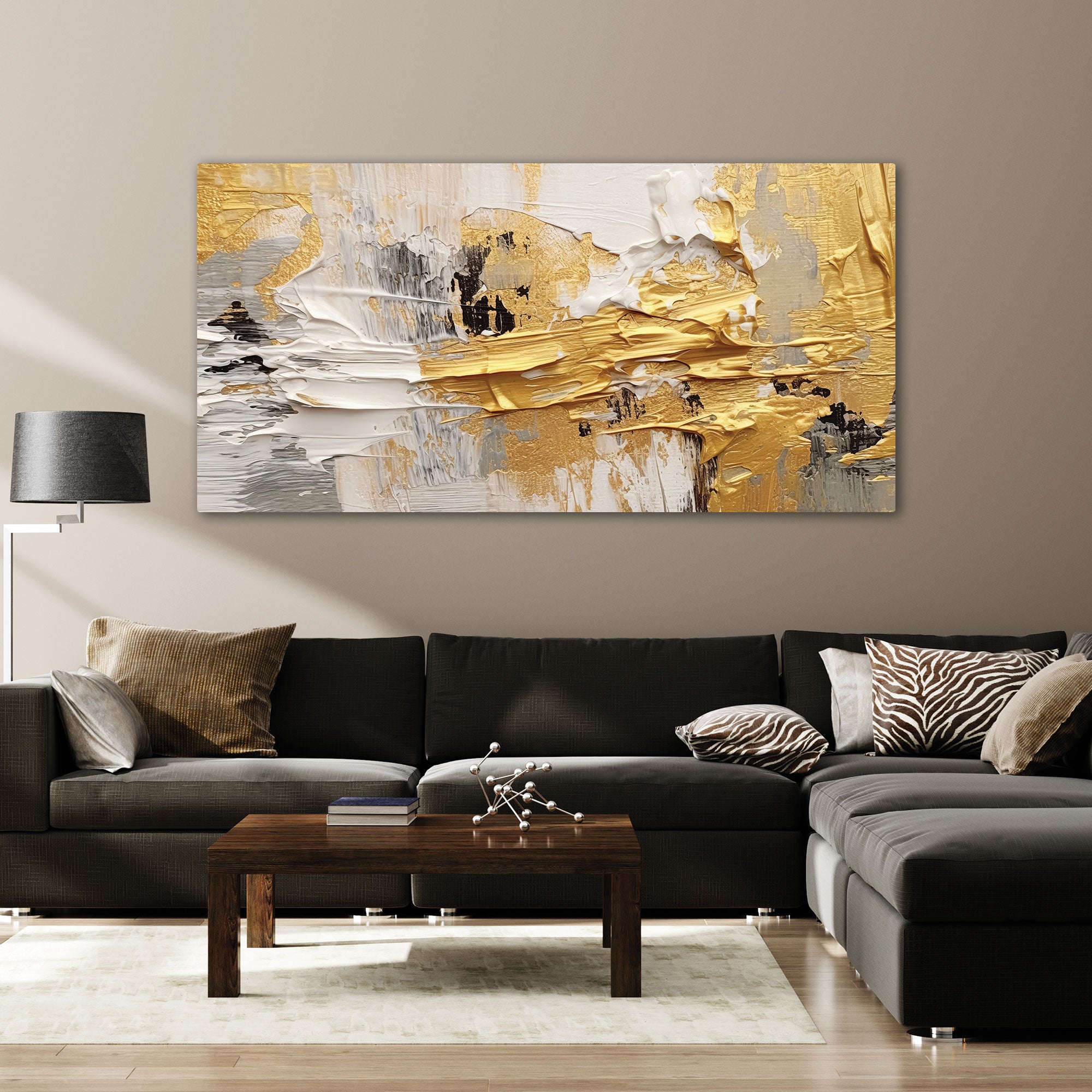 ModernAbstract Canvas painting with frame Big Size Wall Art for living room,Bedroom,Drawing room,Hotels