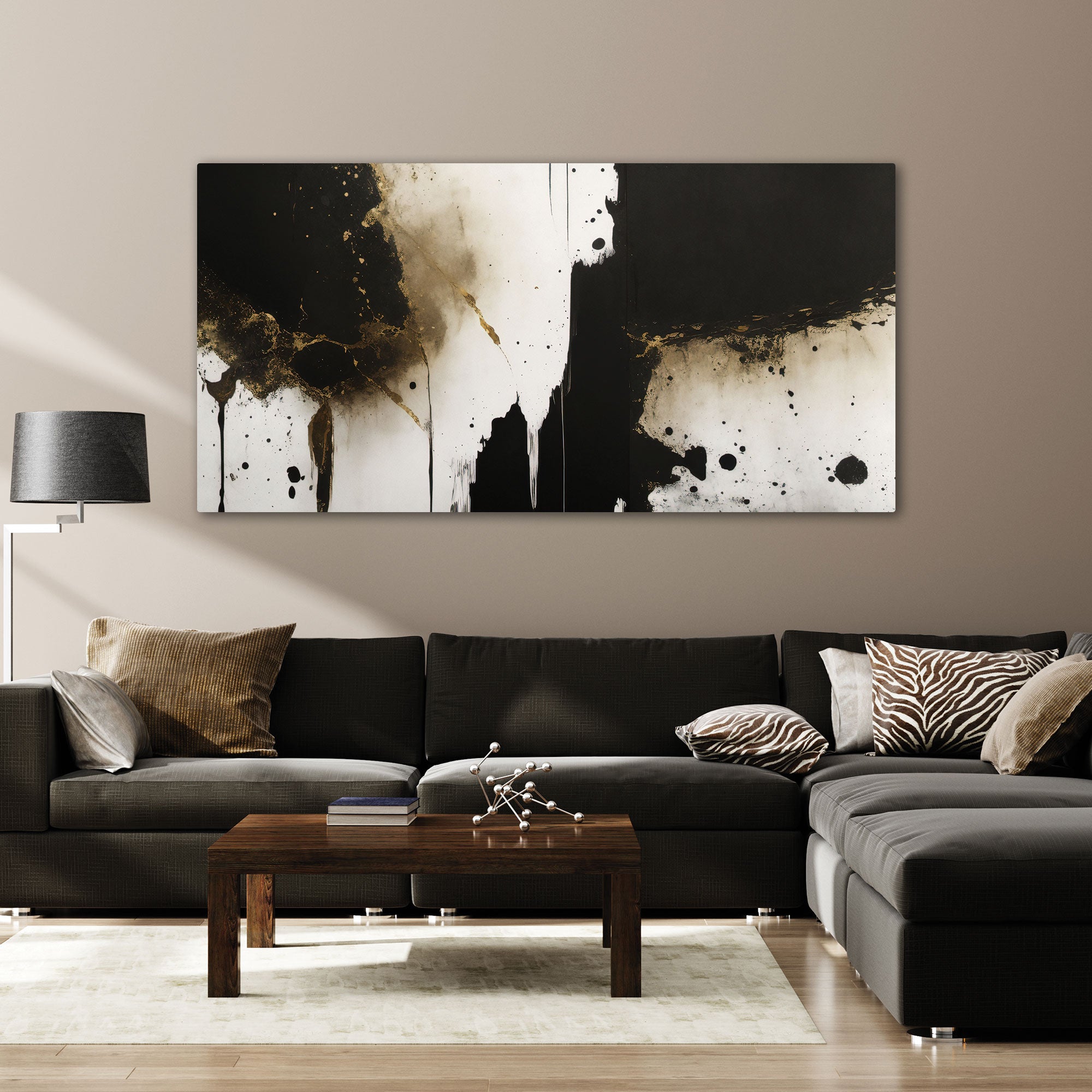 MarbleAbstract Canvas painting with frame Big Size Wall Art for living room,Bedroom,Drawing room,Hotels