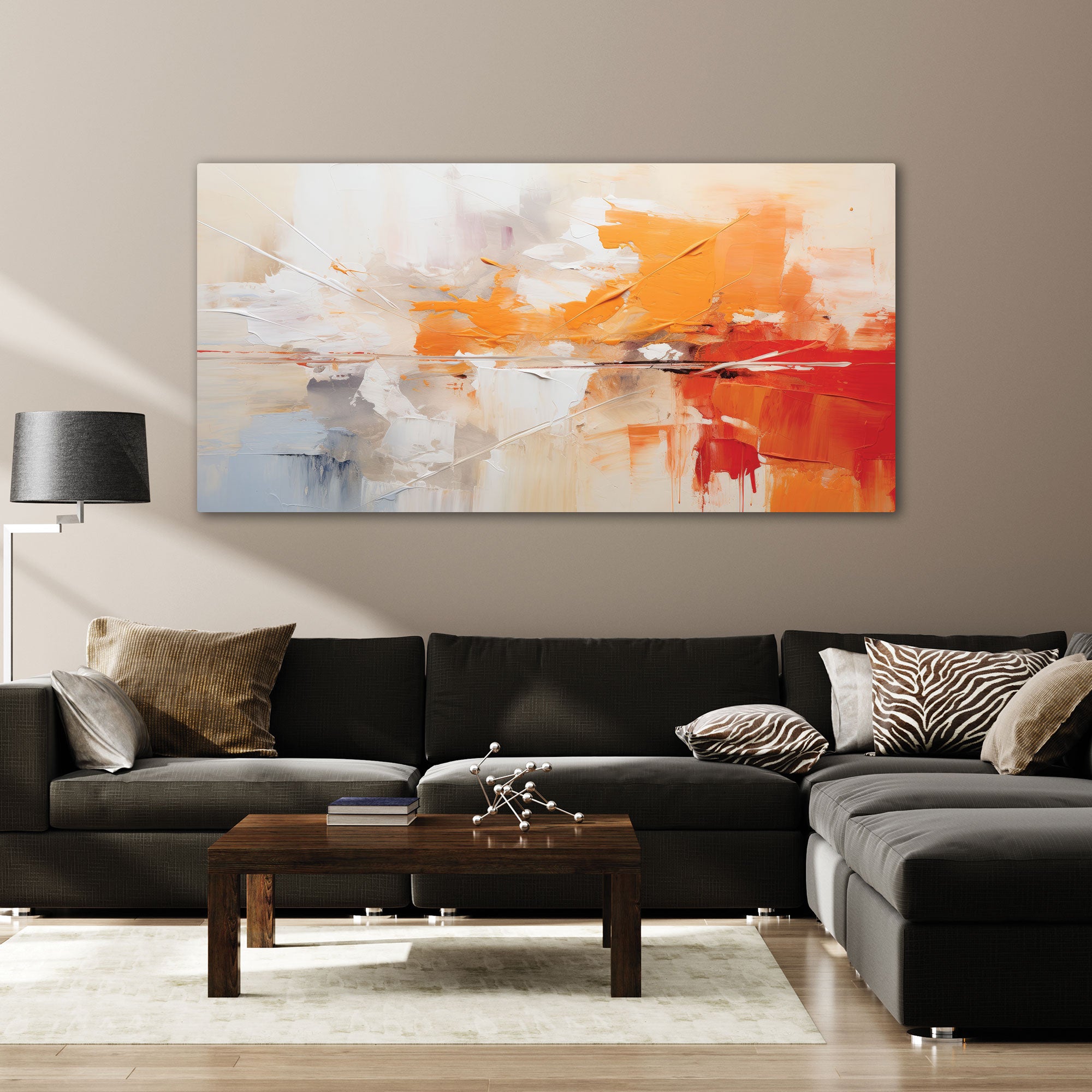 Abstract Canvas painting with frame Big Size Wall Art for living room,Bedroom,Drawing room,Hotels