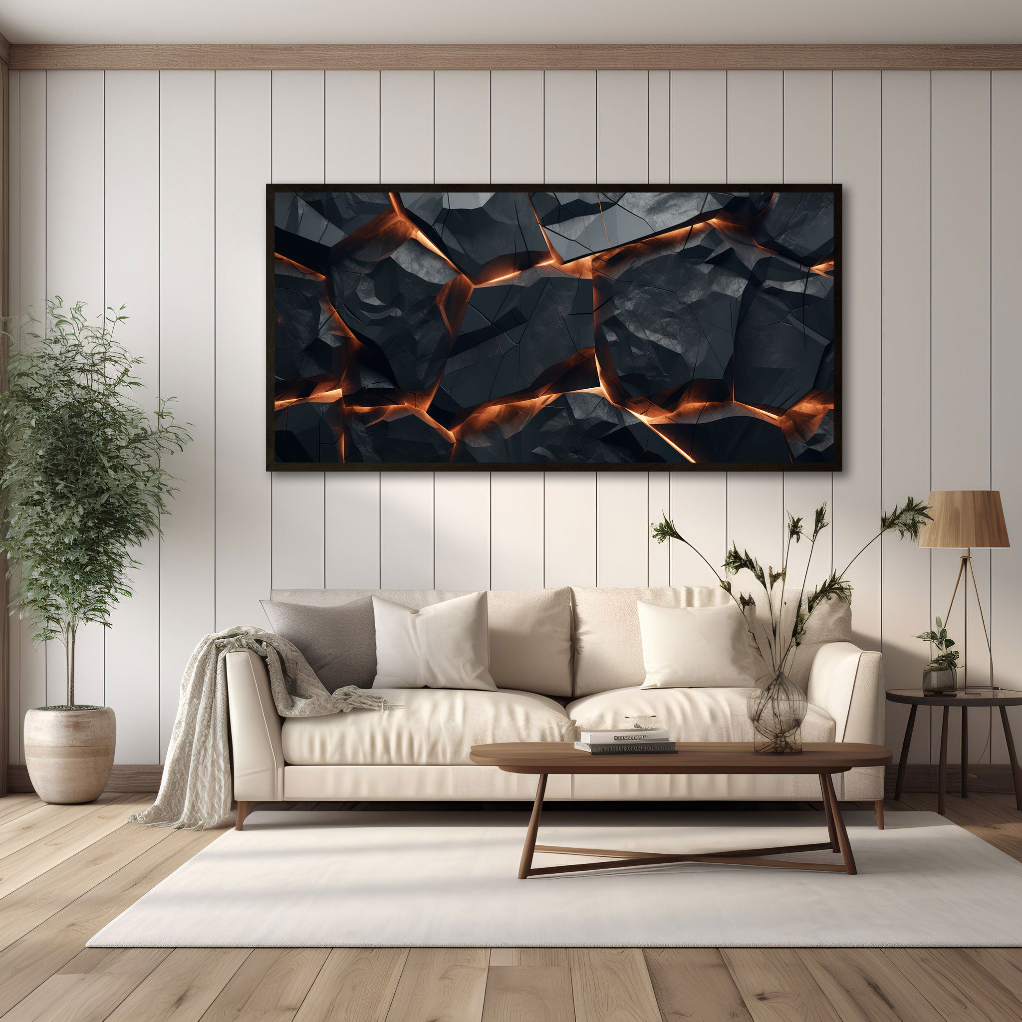 The Castle city Multi cloursAbstract Canvas painting with frame Big Size Wall Art for living room,Bedroom,Drawing room,Hotels