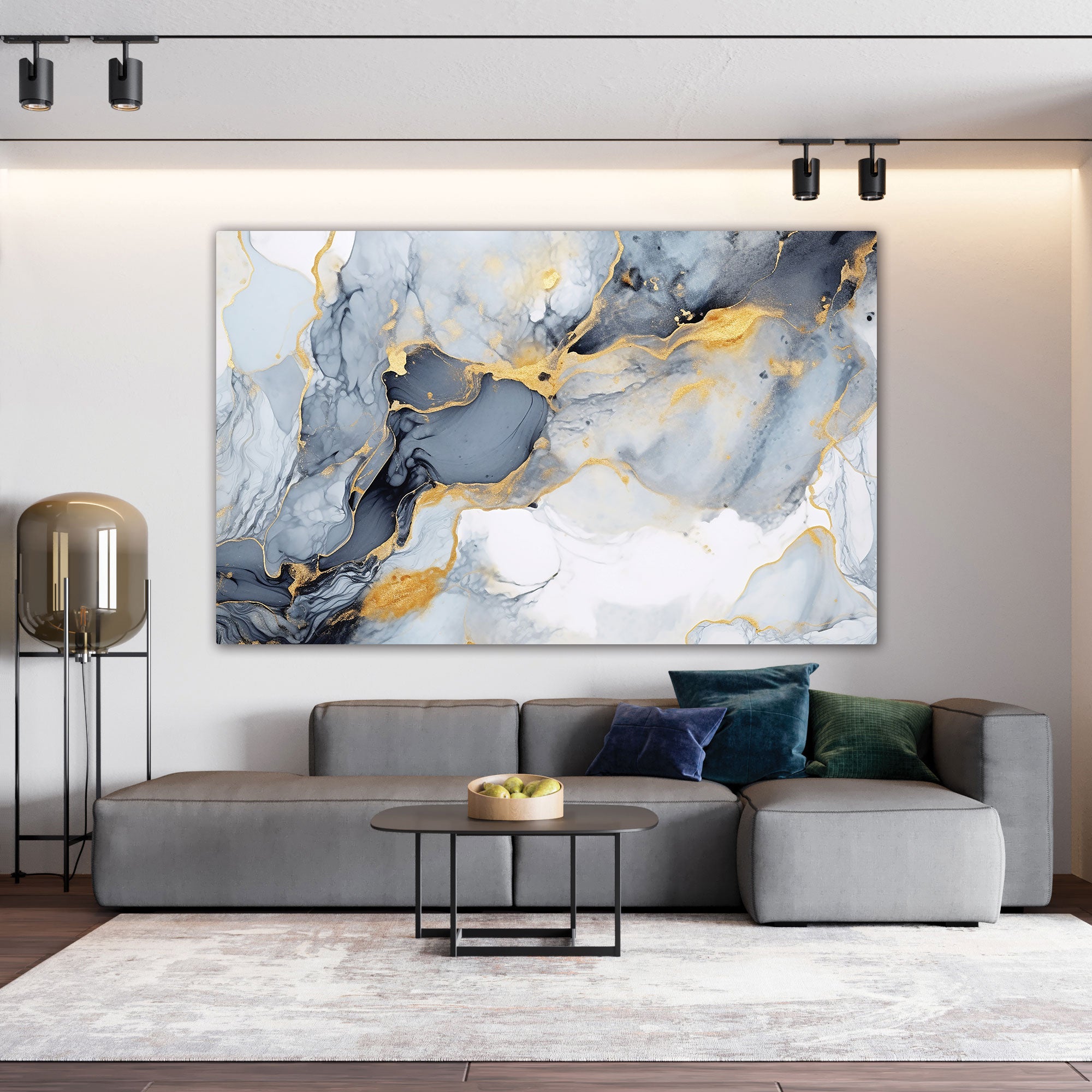 Marble art Canvas painting with frame Big Size Wall Art for living room,Bedroom,Drawing room,Hotels