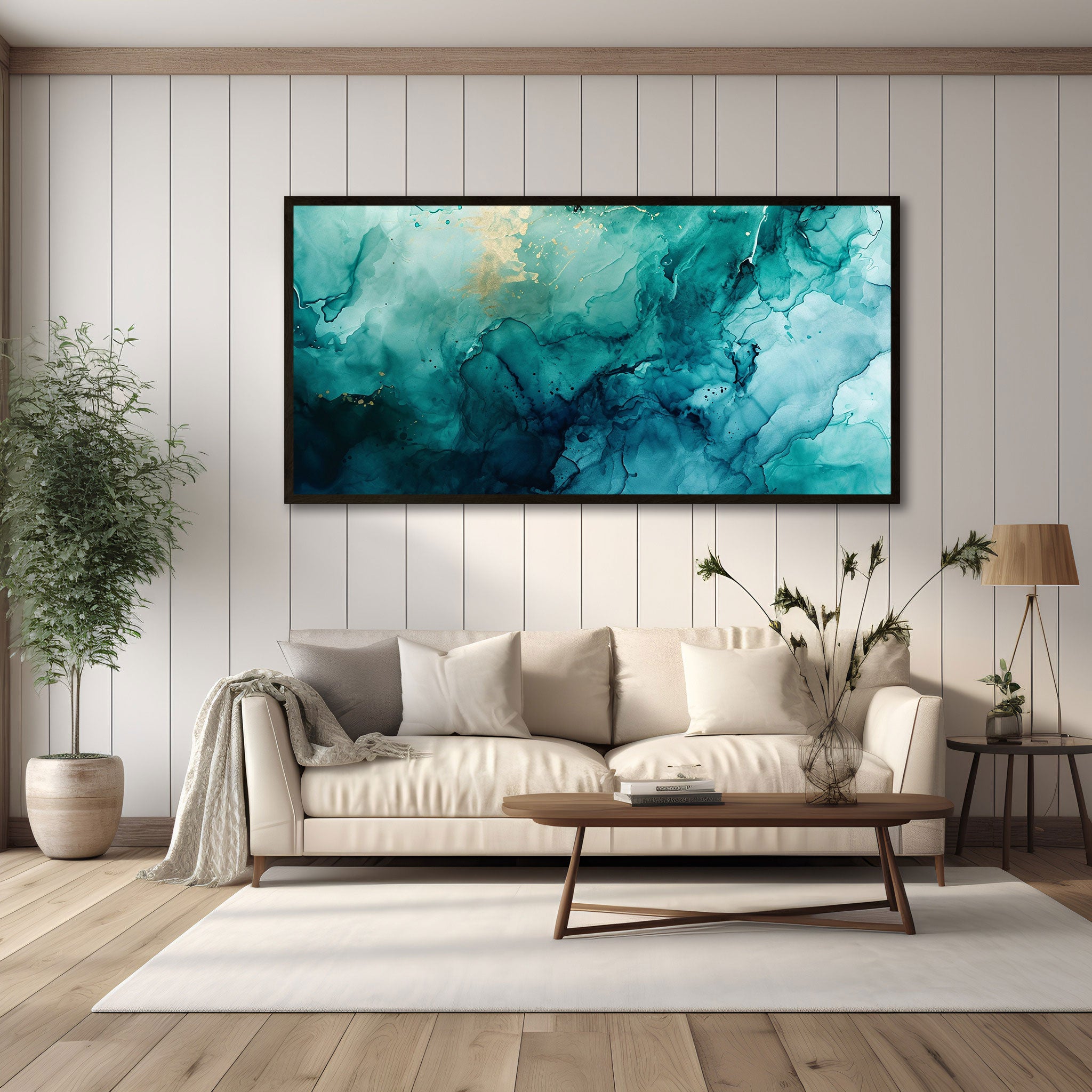 MarbleAbstract Canvas painting with frame Big Size Wall Art for living room,Bedroom,Drawing room,Hotels