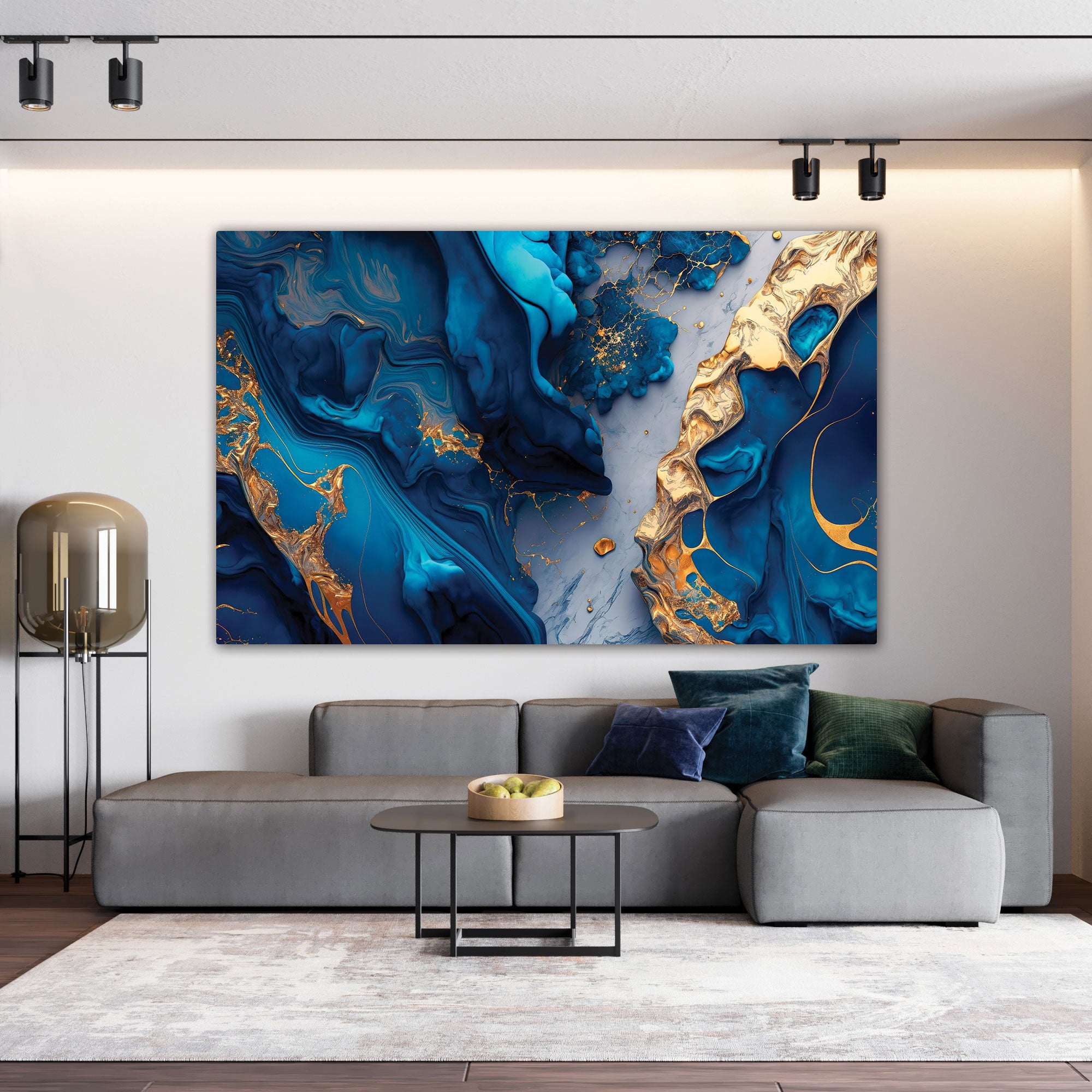 MarbleAbstract Canvas painting Big Size Wall Art for living room,Bedroom,Drawing room,Hotels