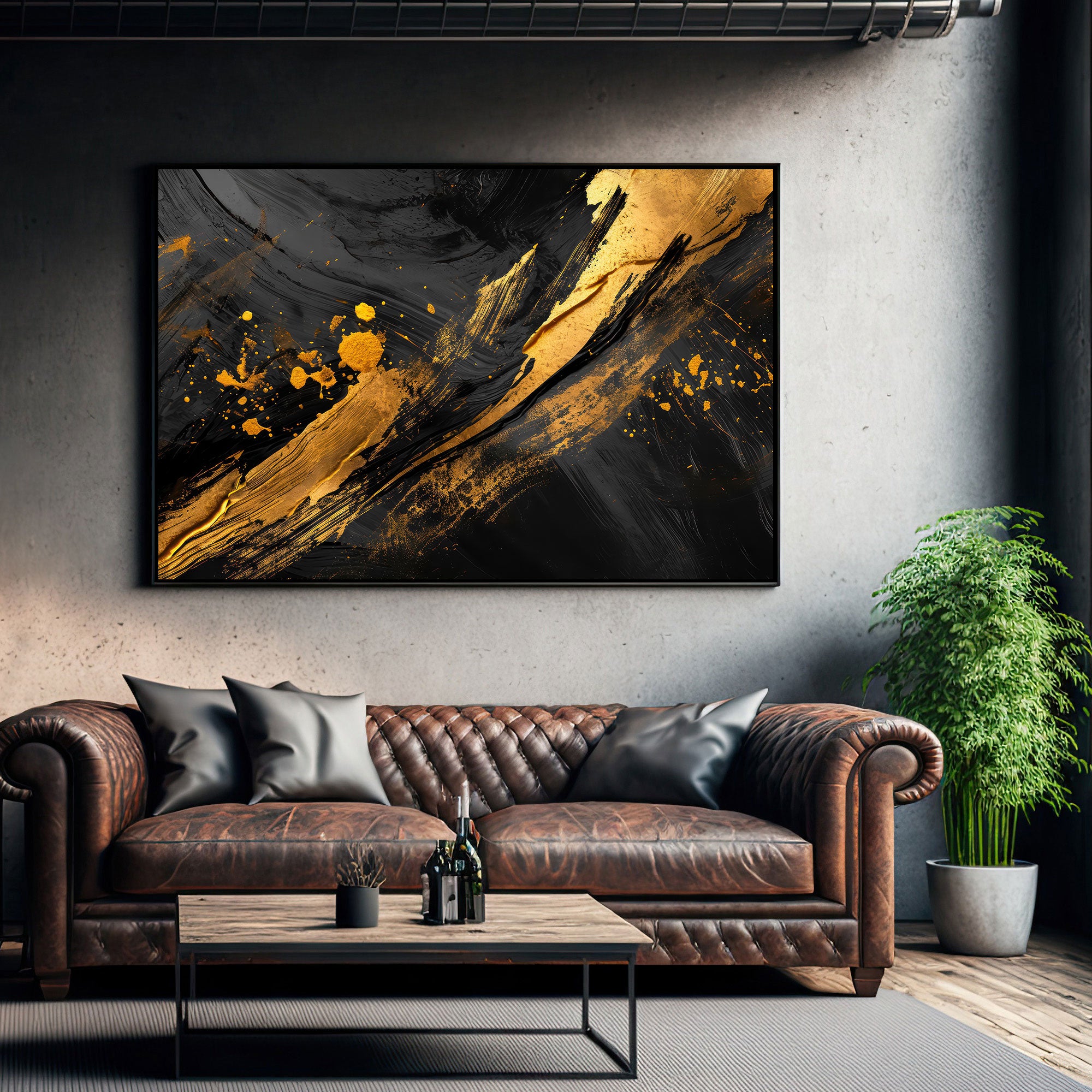 MarbleAbstract Canvas painting with frame Big Size Wall Art for living room,Bedroom,Drawing room,Hotels