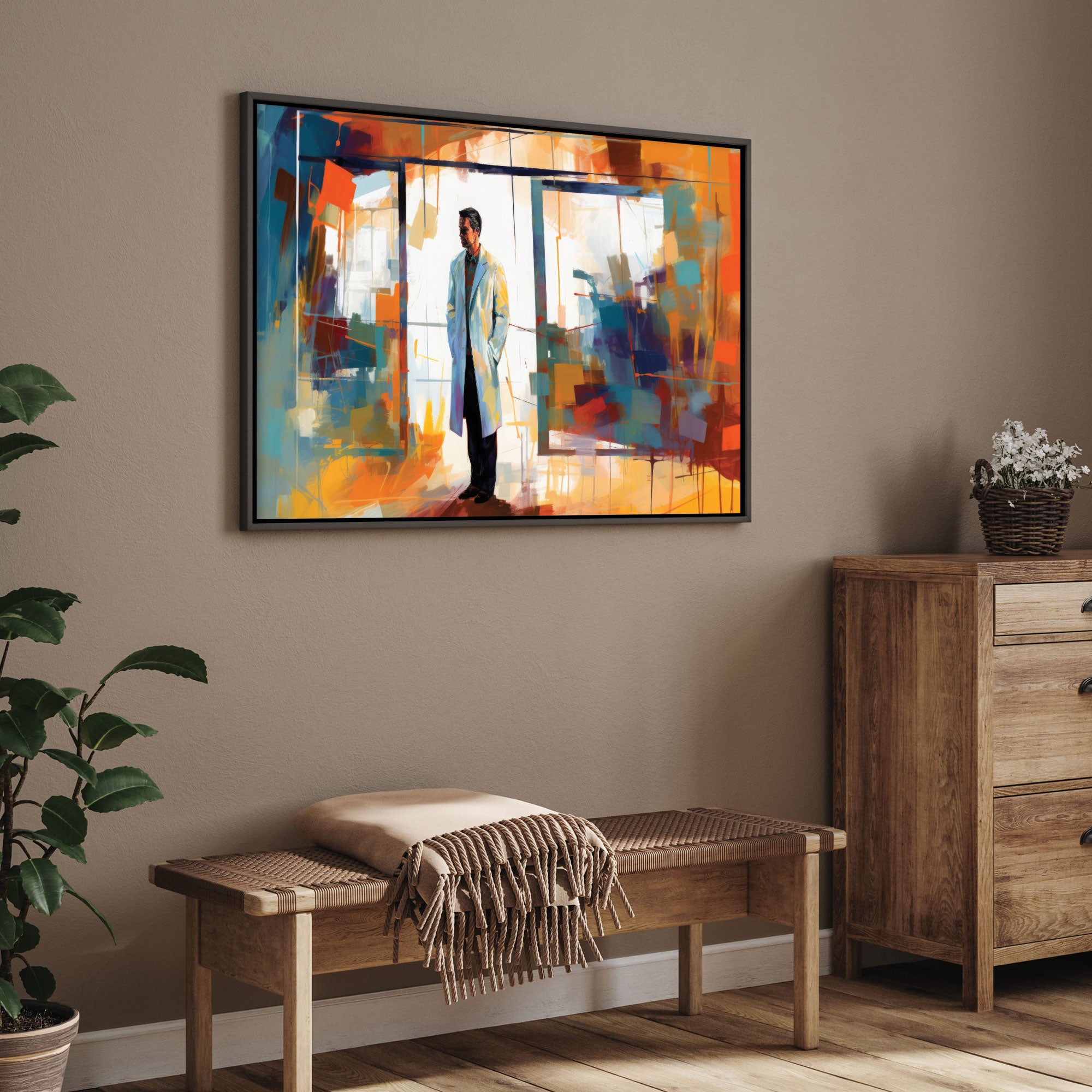 Doctor Canvas painting Big Size Wall Art for living room,Bedroom,Drawing room,Hotels