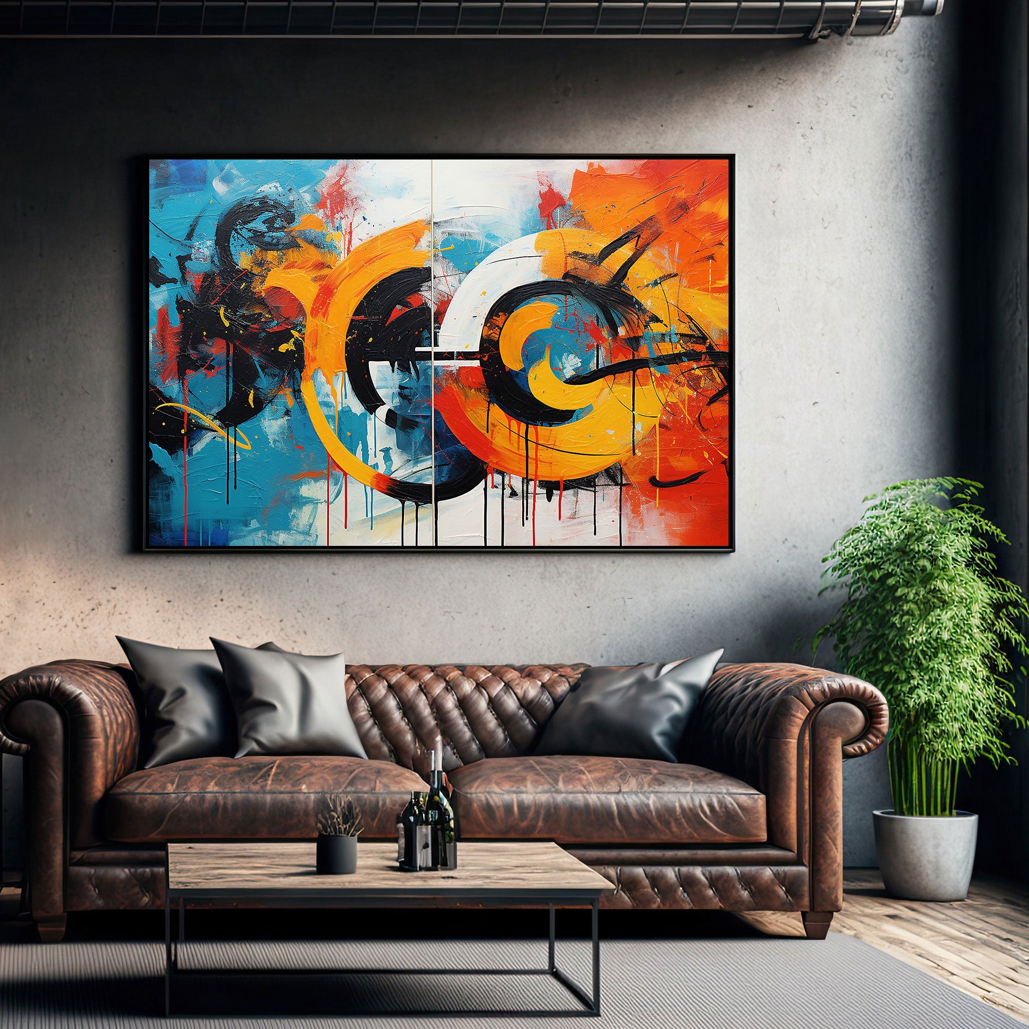 Music Canvas painting with frame Big Size Wall Art for living room,Bedroom,Drawing room,Hotels