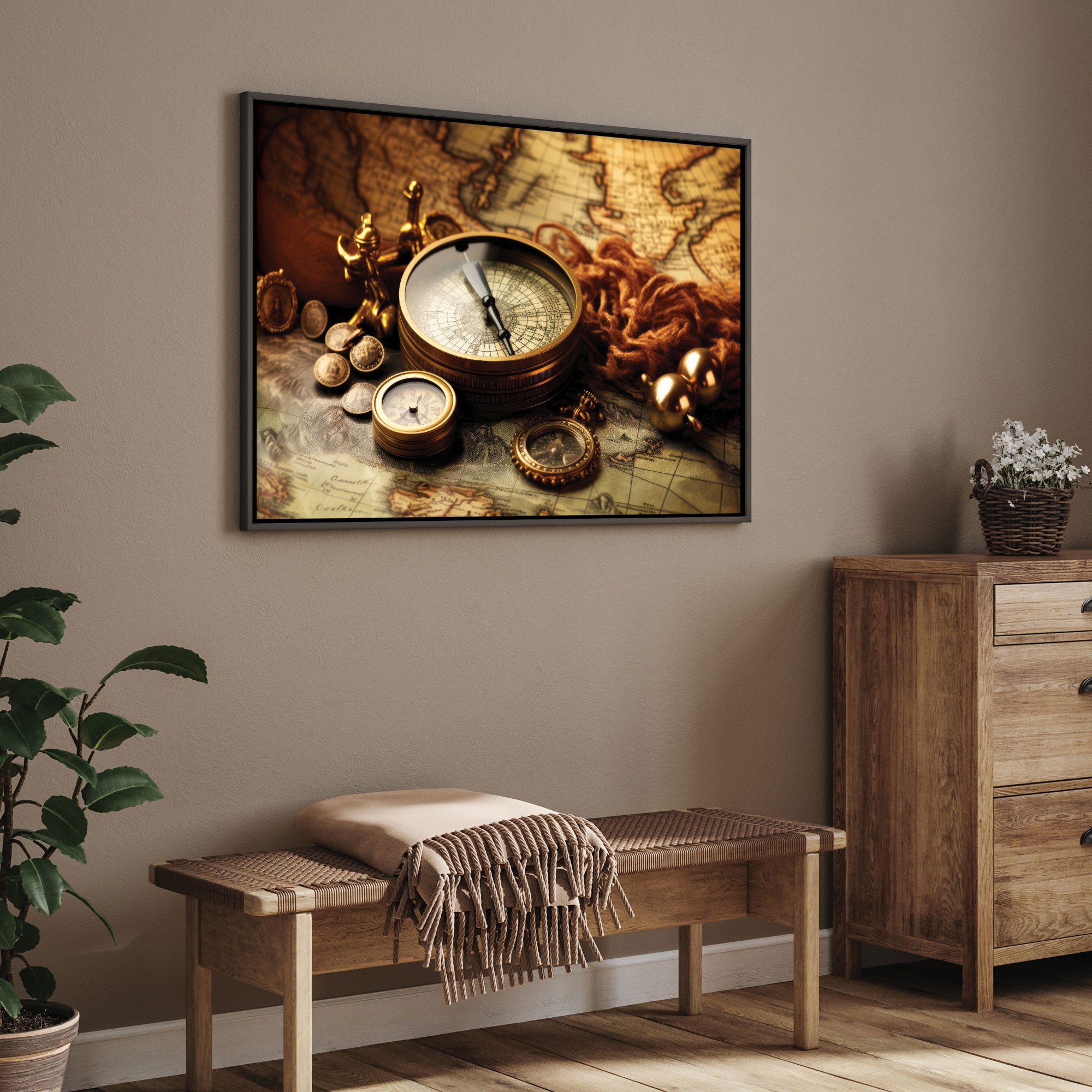 Canvas painting with frame Big Size Wall Art for living room,Bedroom,Drawing room,Hotels