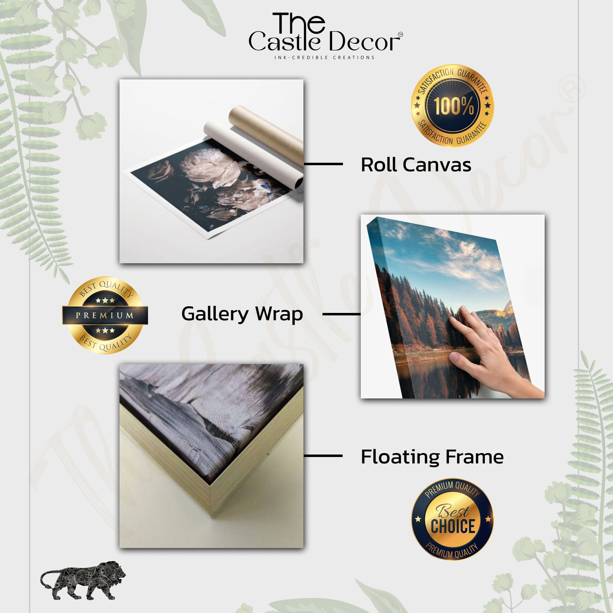 Nature colour painting with frame Big Size Wall Art for living room,Bedroom,Drawing room,Hotels