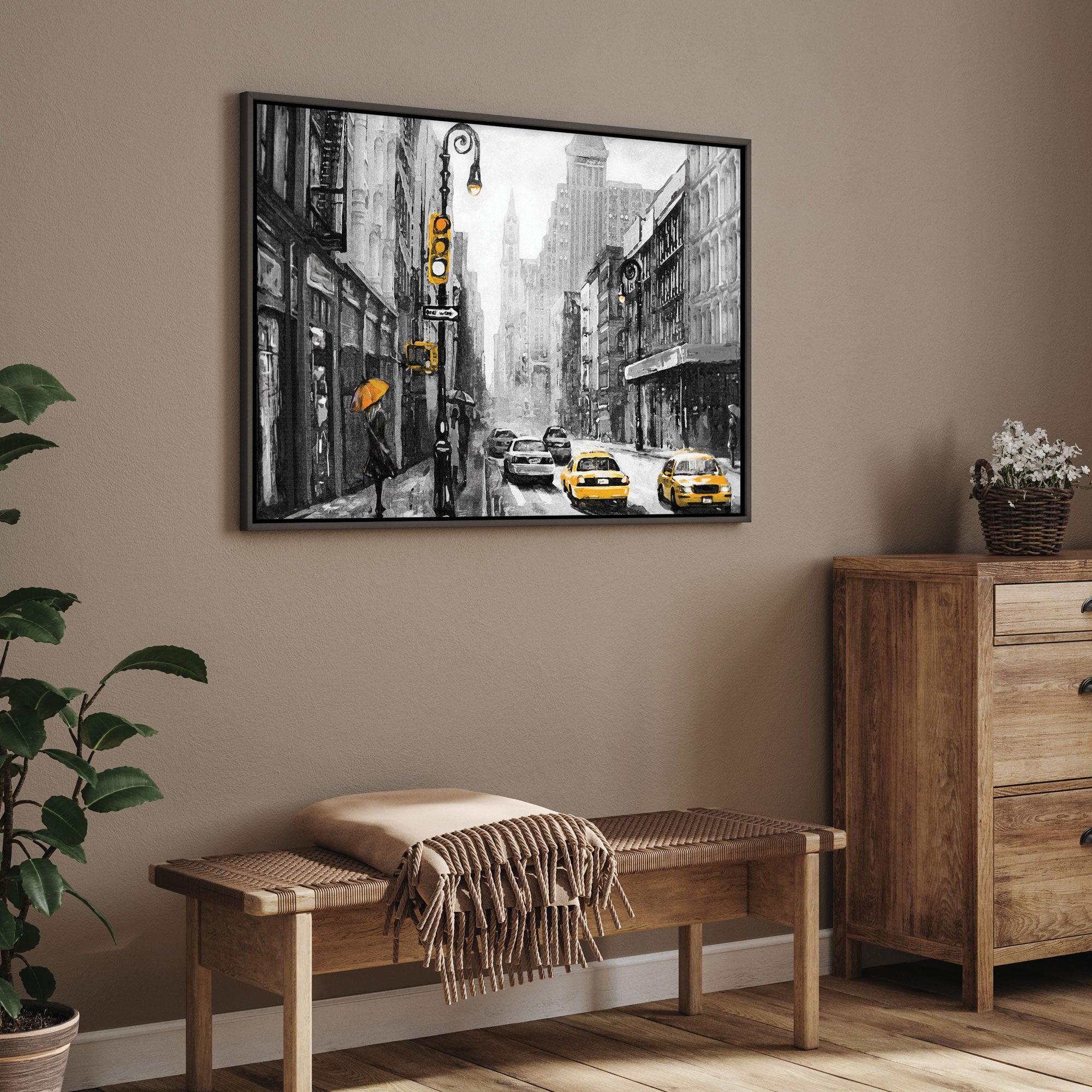 Retro look Canvas painting with frame Big Size Wall Art for living room,Bedroom,Drawing room,Hotels