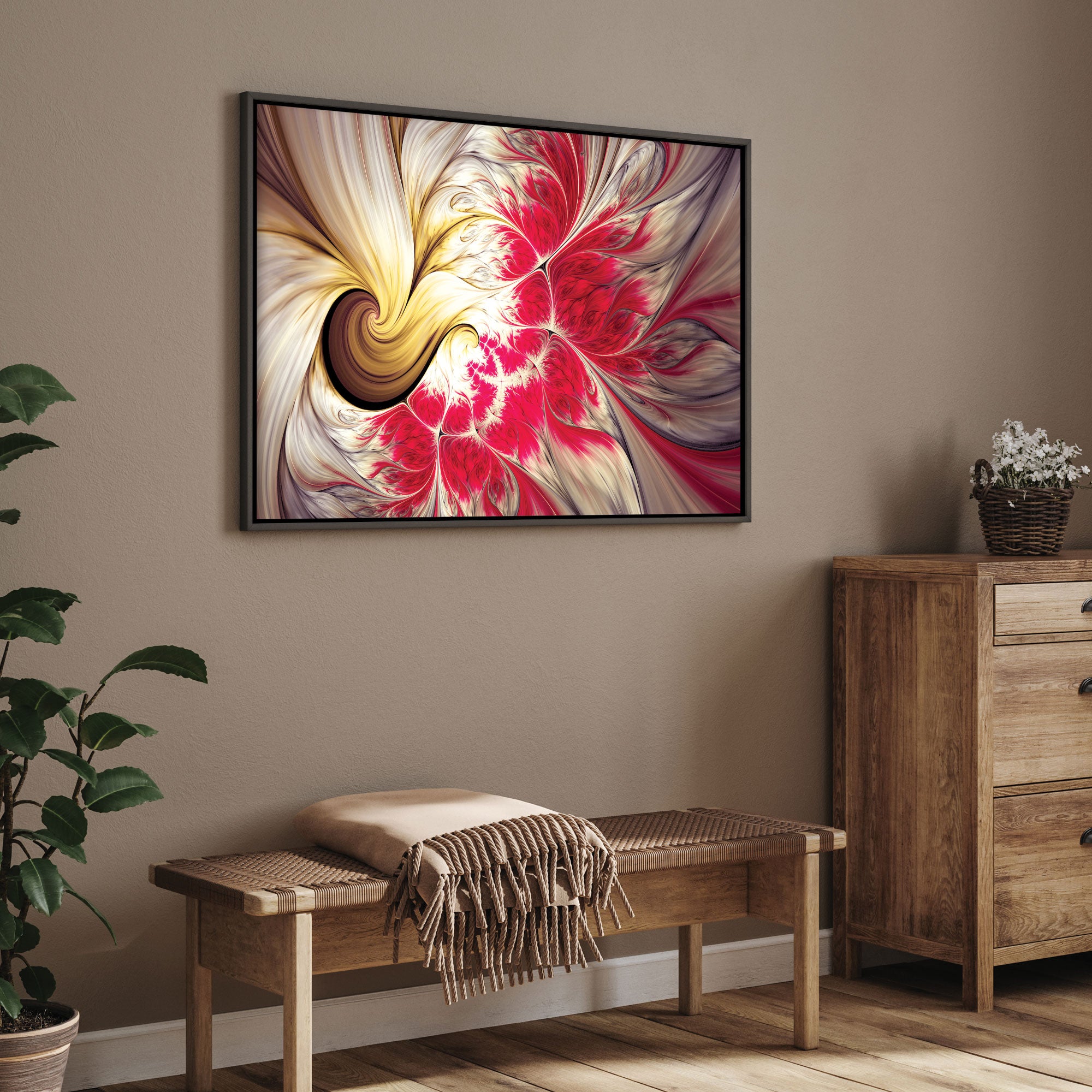 Abstract volour art Canvas painting with frame Big Size Wall Art for living room,Bedroom,Drawing room,Hotels