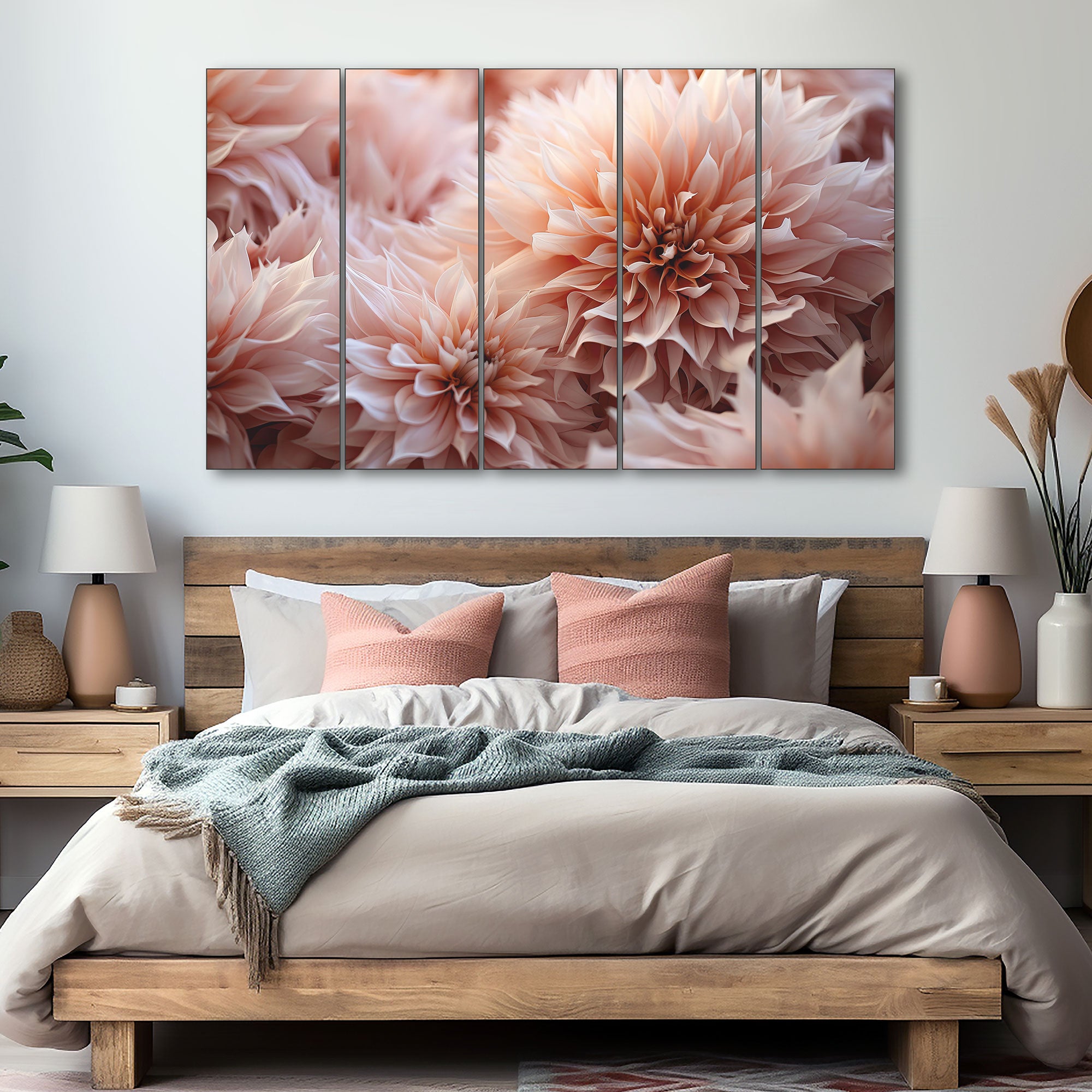 Flowers Painting with frame Big Size Wall Art for living room,Bedroom,Drawing room,Hotels