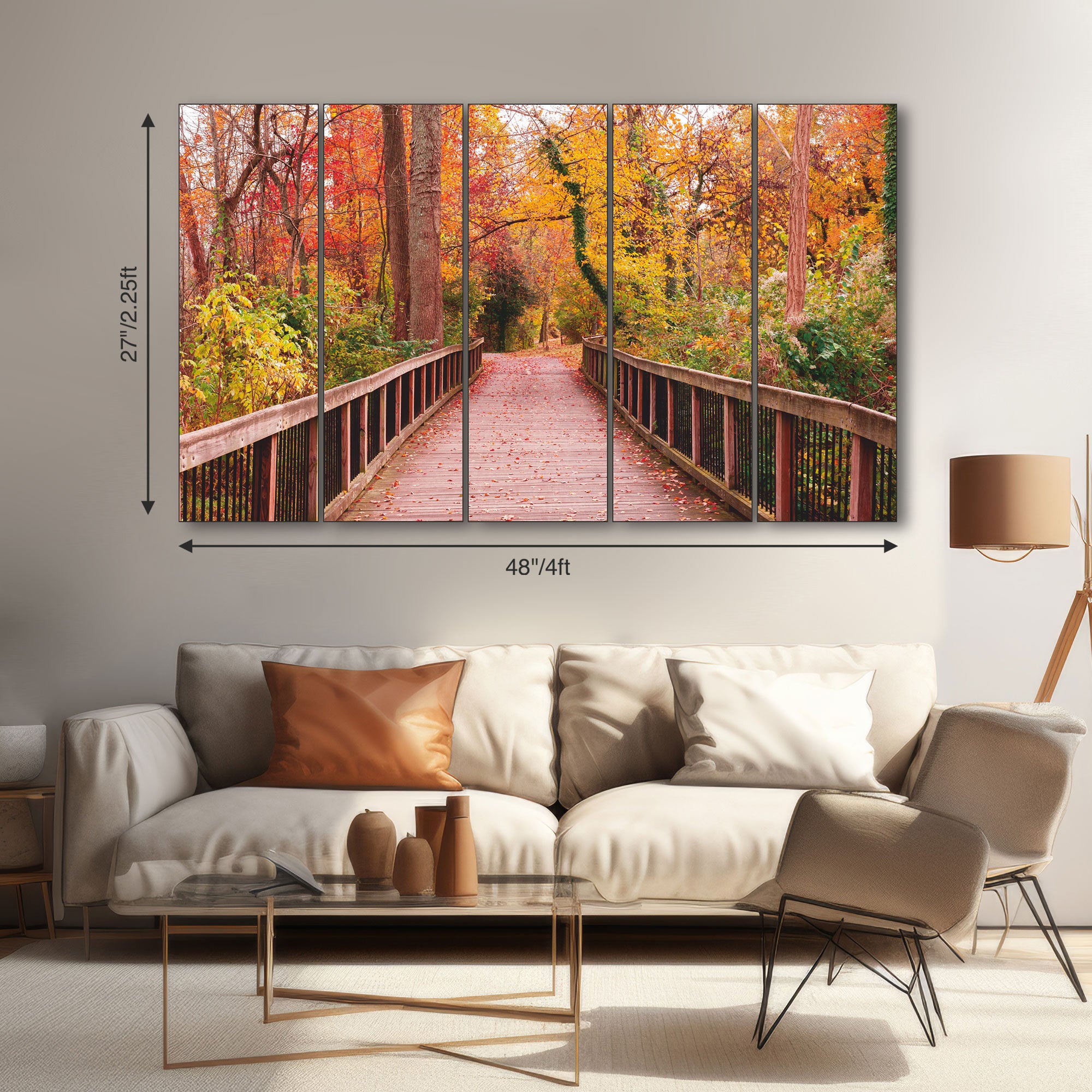 Trees Painting with frame Big Size Wall Art for living room,Bedroom,Drawing room,Hotels