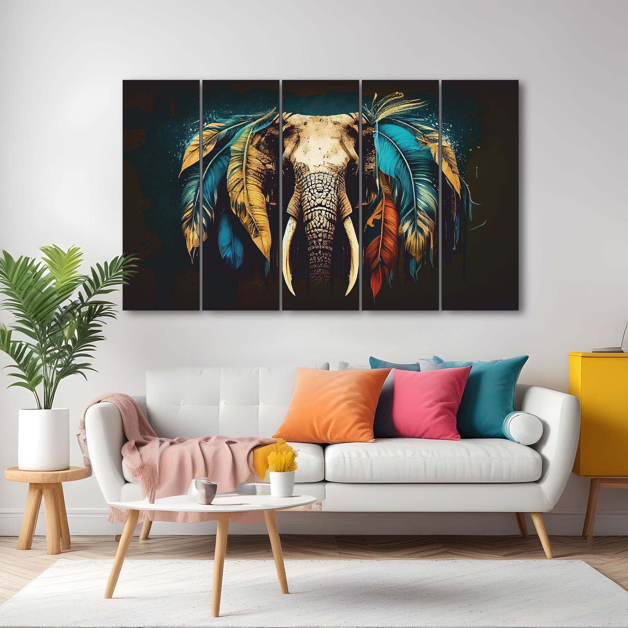 Animals Painting with frame Big Size Wall Art for living room,Bedroom,Drawing room,Hotels