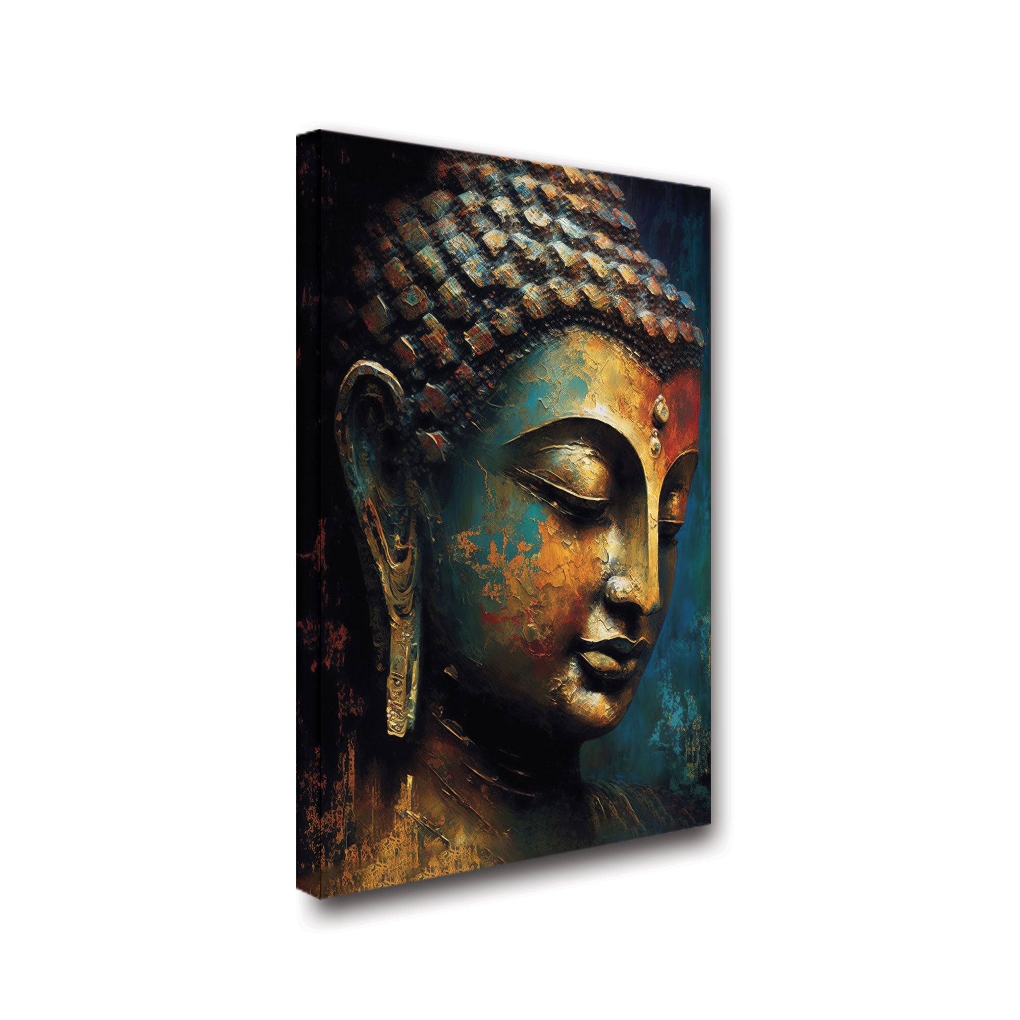 Buddhism Canvas painting with frame Big Size Wall Art for living room,Bedroom,Drawing room,Hotels