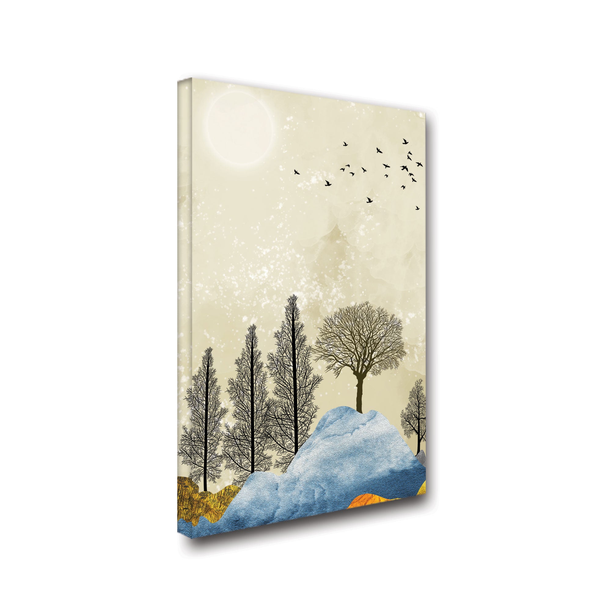 chinese scenery Abstract Canvas painting with frame Big Size Wall Art for living room,Bedroom,Drawing room,Hotels
