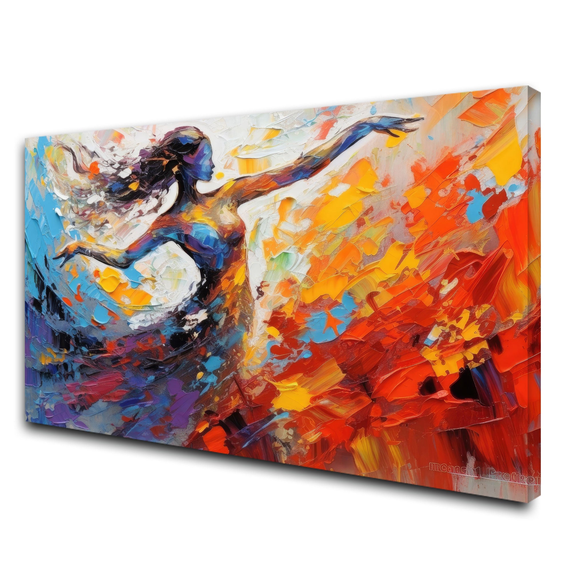 Women danceAbstract Canvas painting with frame Big Size Wall Art for living room,Bedroom,Drawing room,Hotels