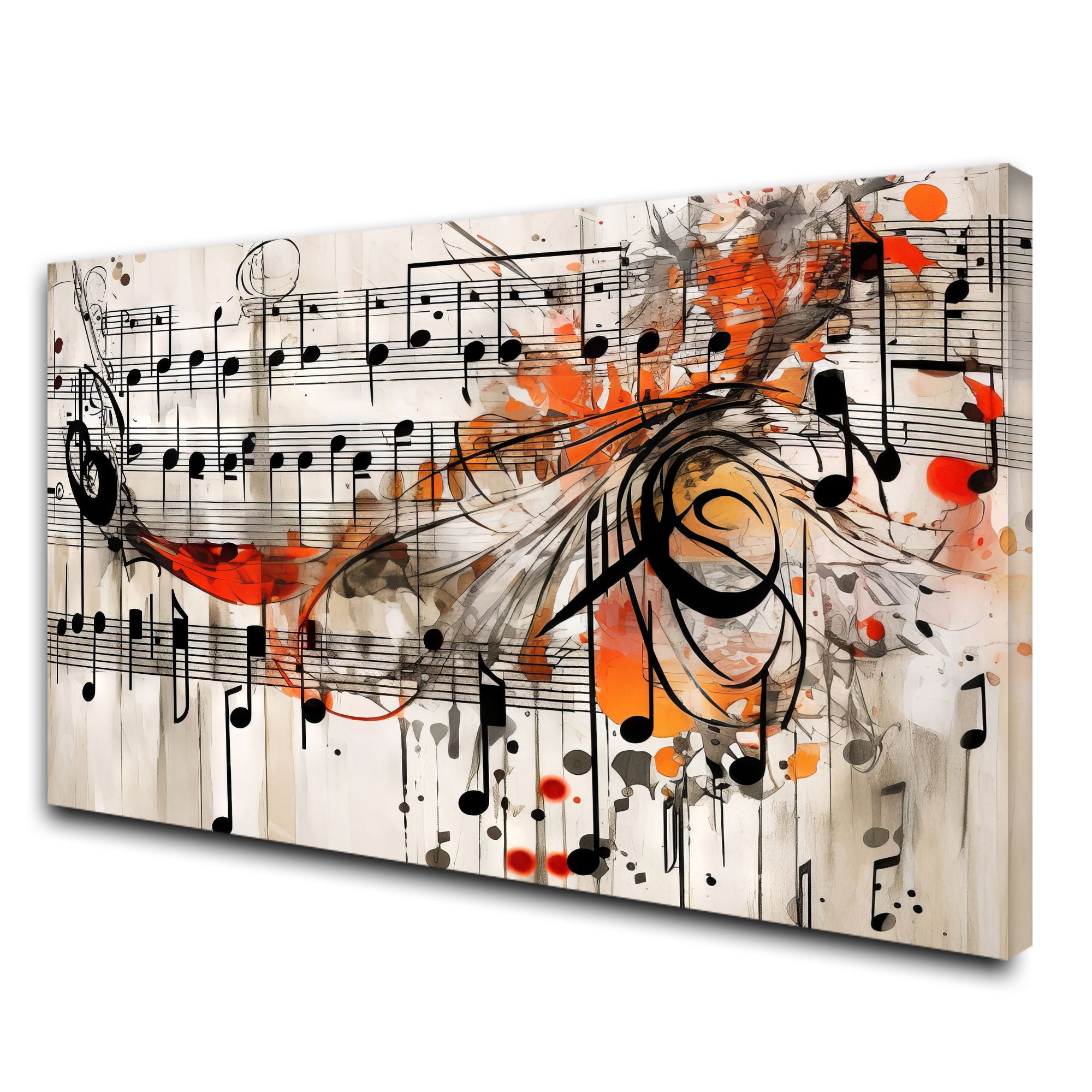 Music art Canvas painting with frame Big Size Wall Art for living room,Bedroom,Drawing room,Hotels