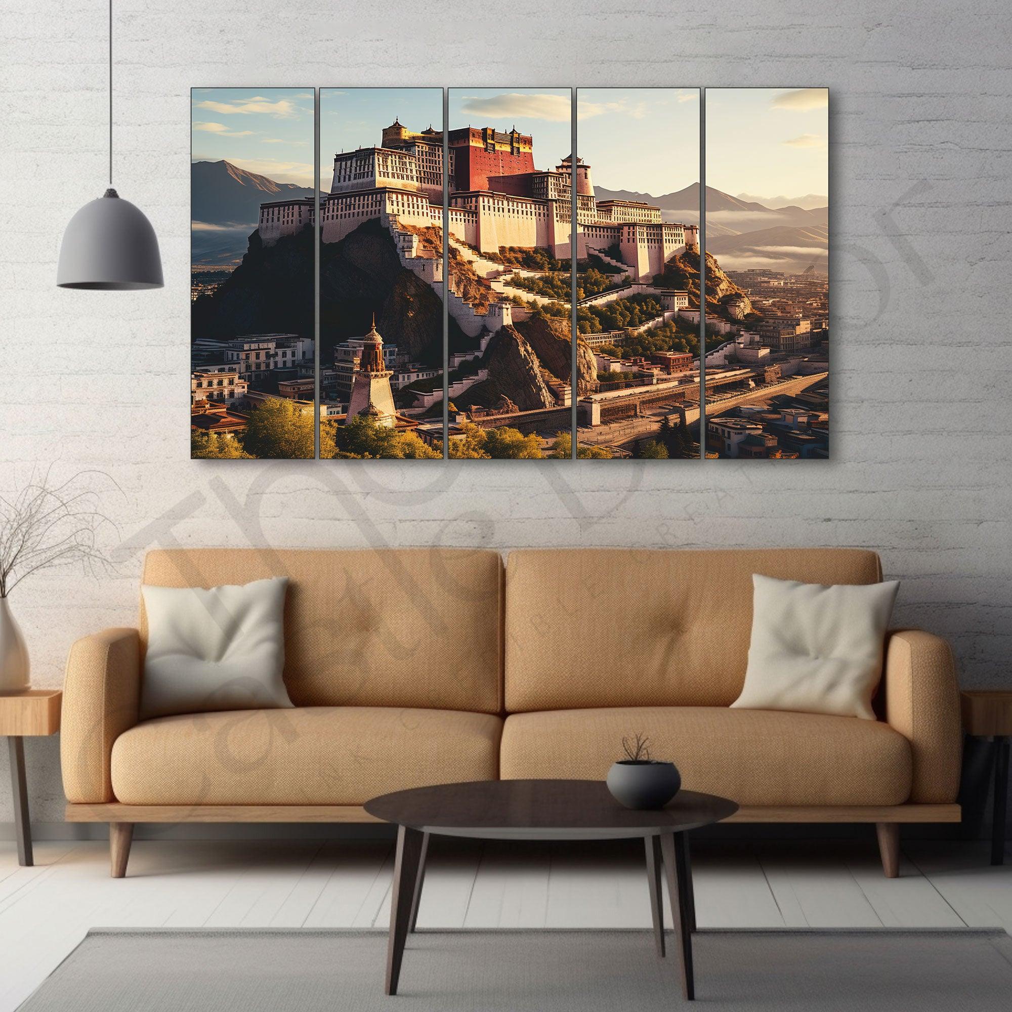 Potata Palace Painting Set of 5 for Home Decoration